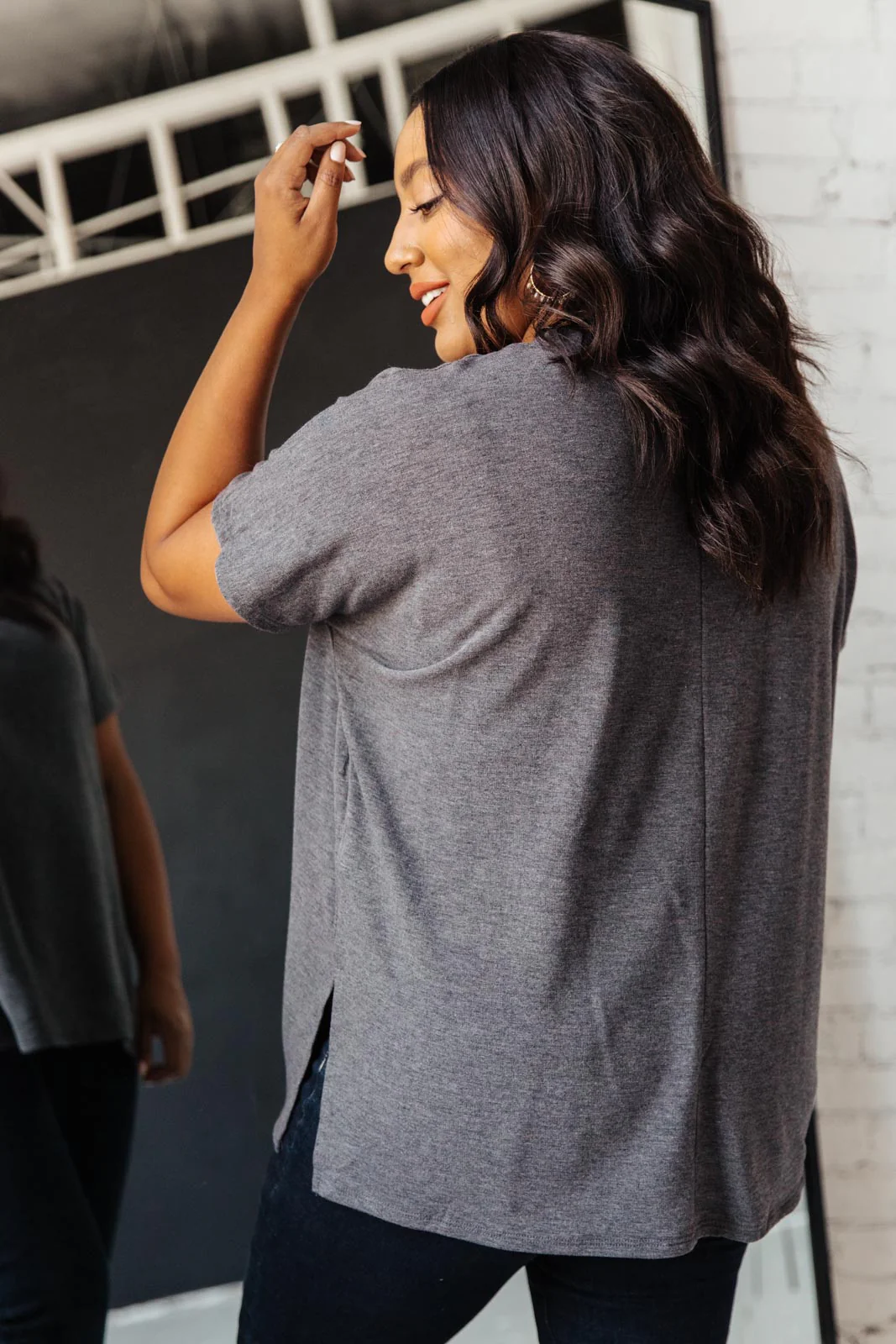 The Weekender Top in Charcoal - 10/5/2021 - Image 14