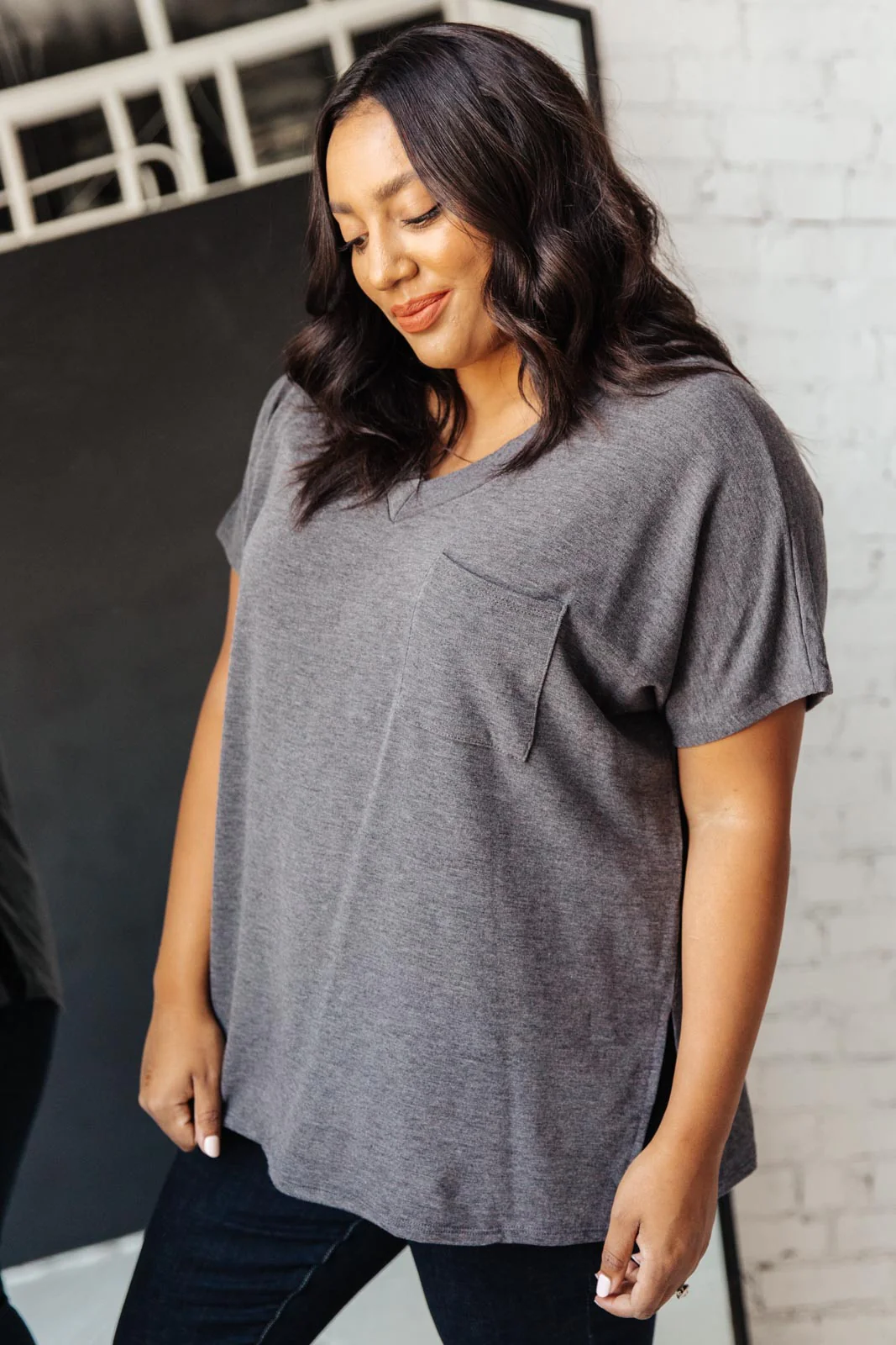 The Weekender Top in Charcoal - 10/5/2021 - Image 9