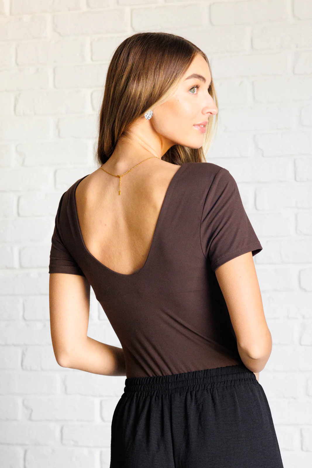 They're Not Like Us Square Neck Bodysuit in Espresso - 9/18/2024 - Image 10