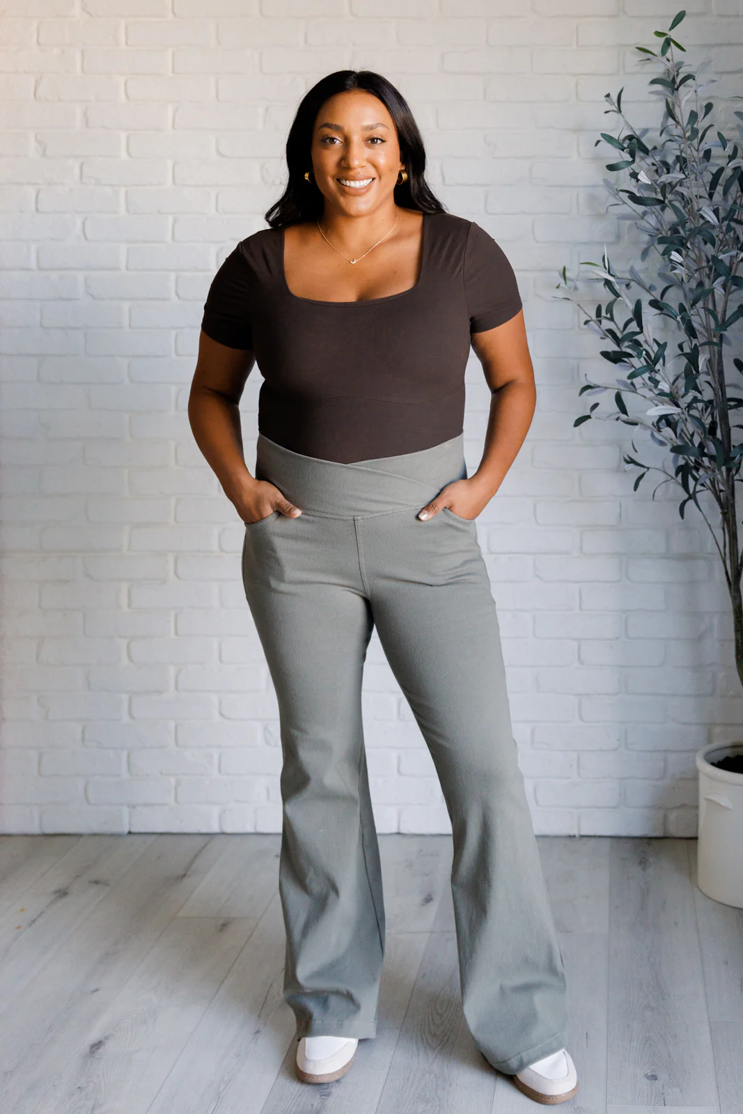 They're Not Like Us Square Neck Bodysuit in Espresso - 9/18/2024 - Image 3