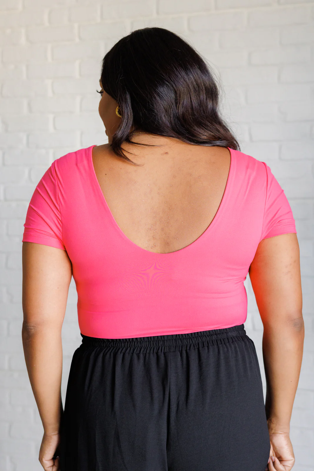 They're Not Like Us Square Neck Bodysuit in Flamingo Pink - 9/18/2024 - Image 9