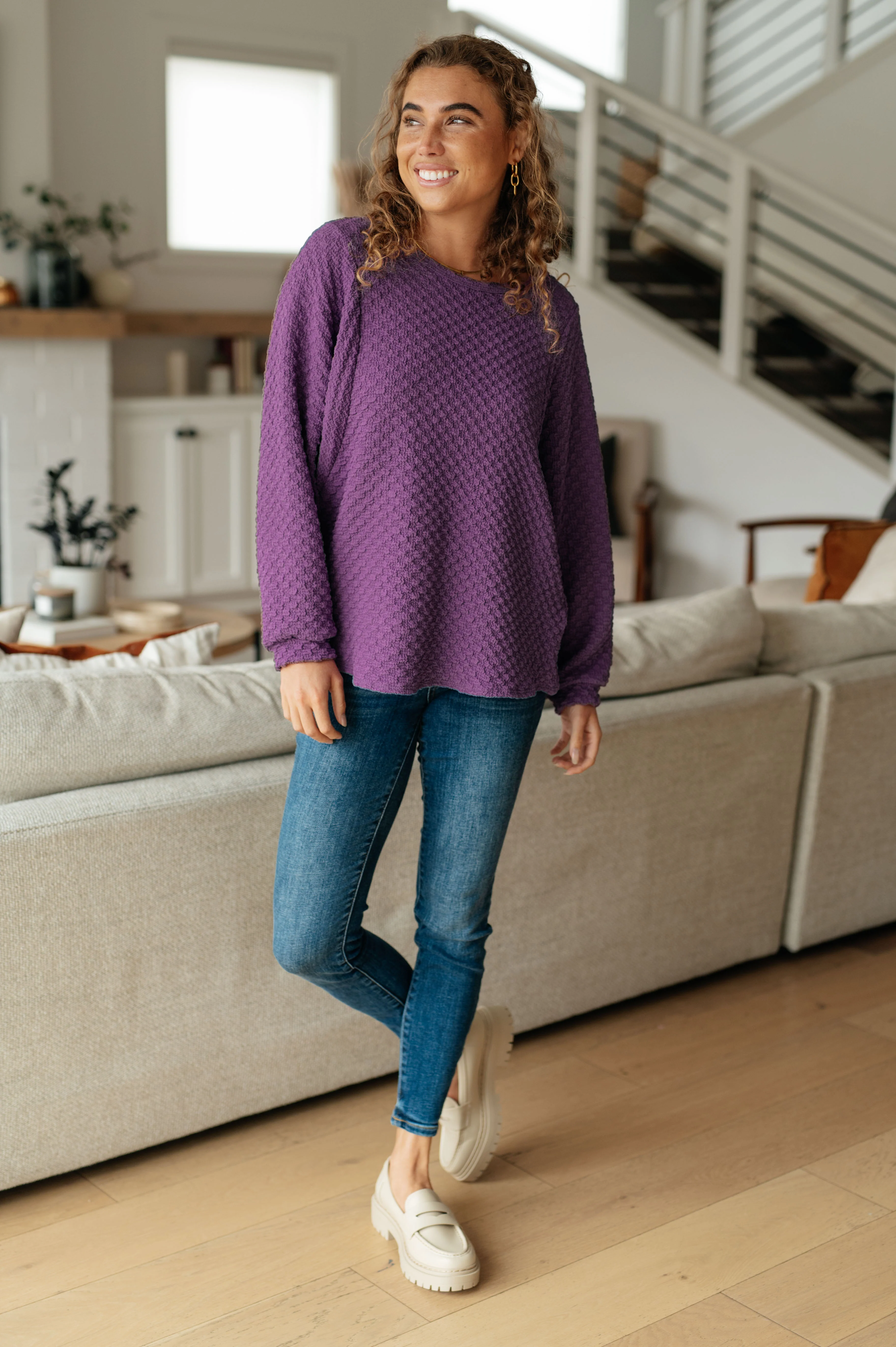 Thought It Over Textured Pullover - 11/14/2023 - Image 4