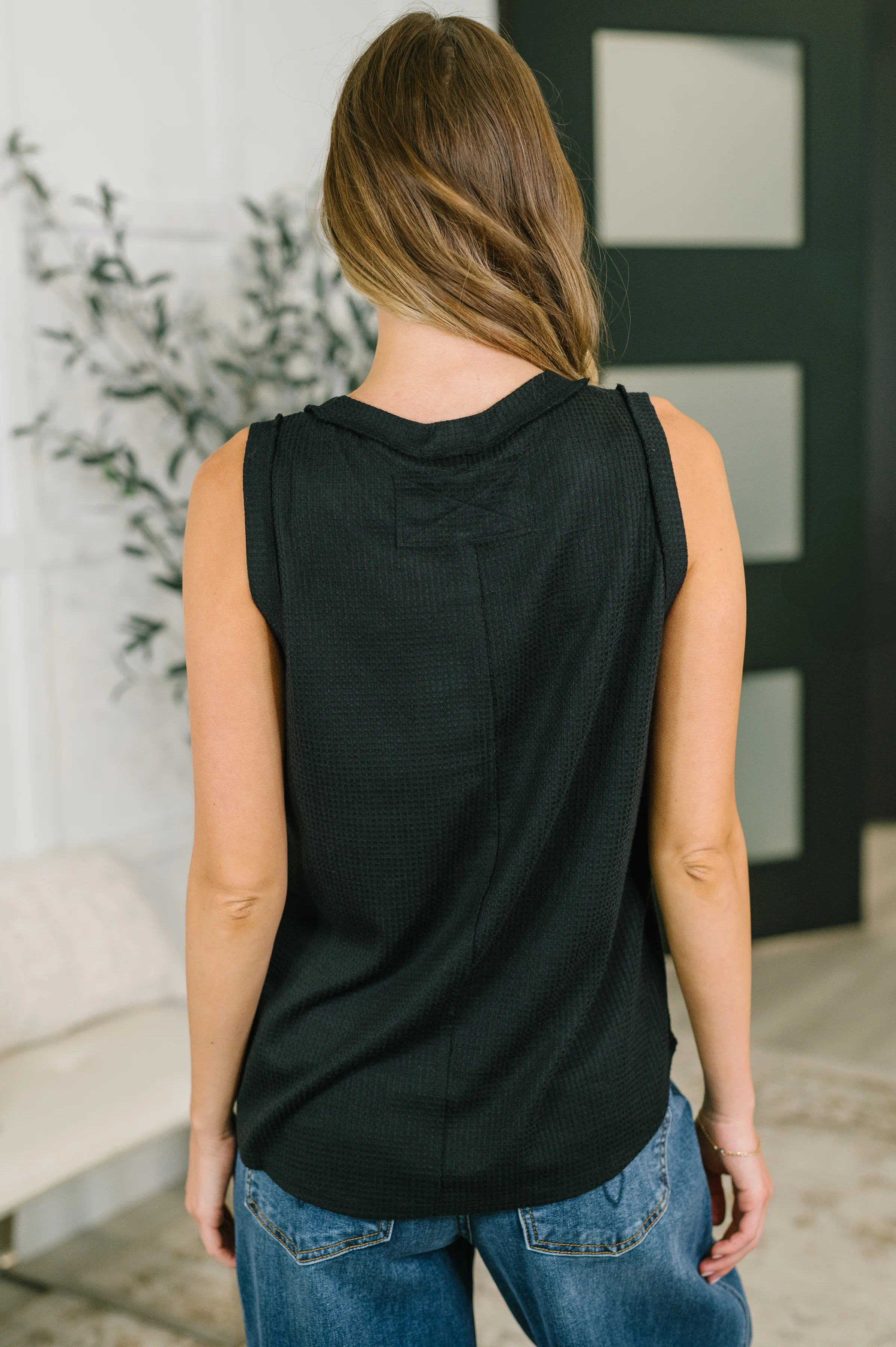 Thread Theory Round Neck Tank in Black - 6/12/2026 - Image 5