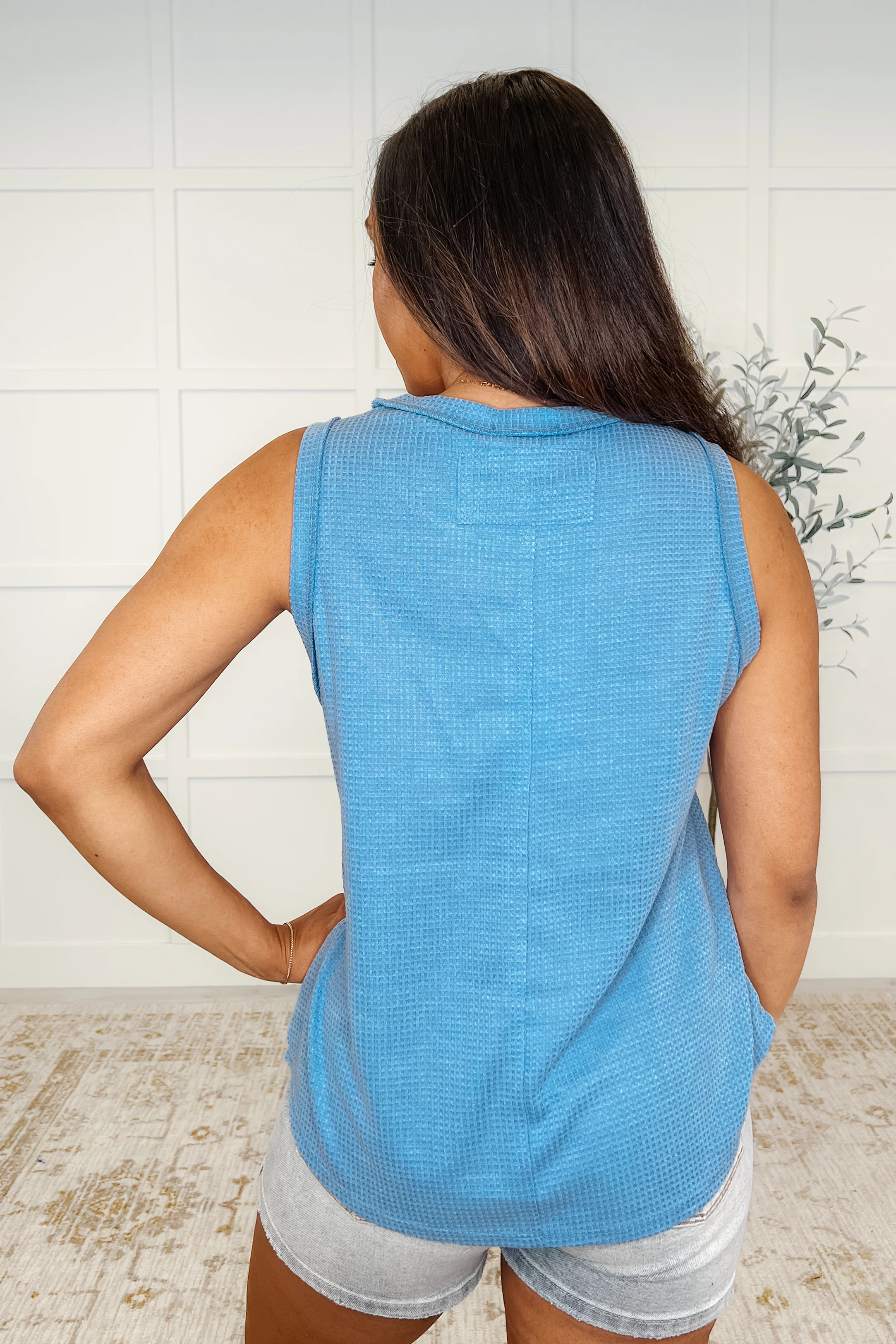 Thread Theory Round Neck Tank in Denim Blue - 4/22/2025 - Image 4