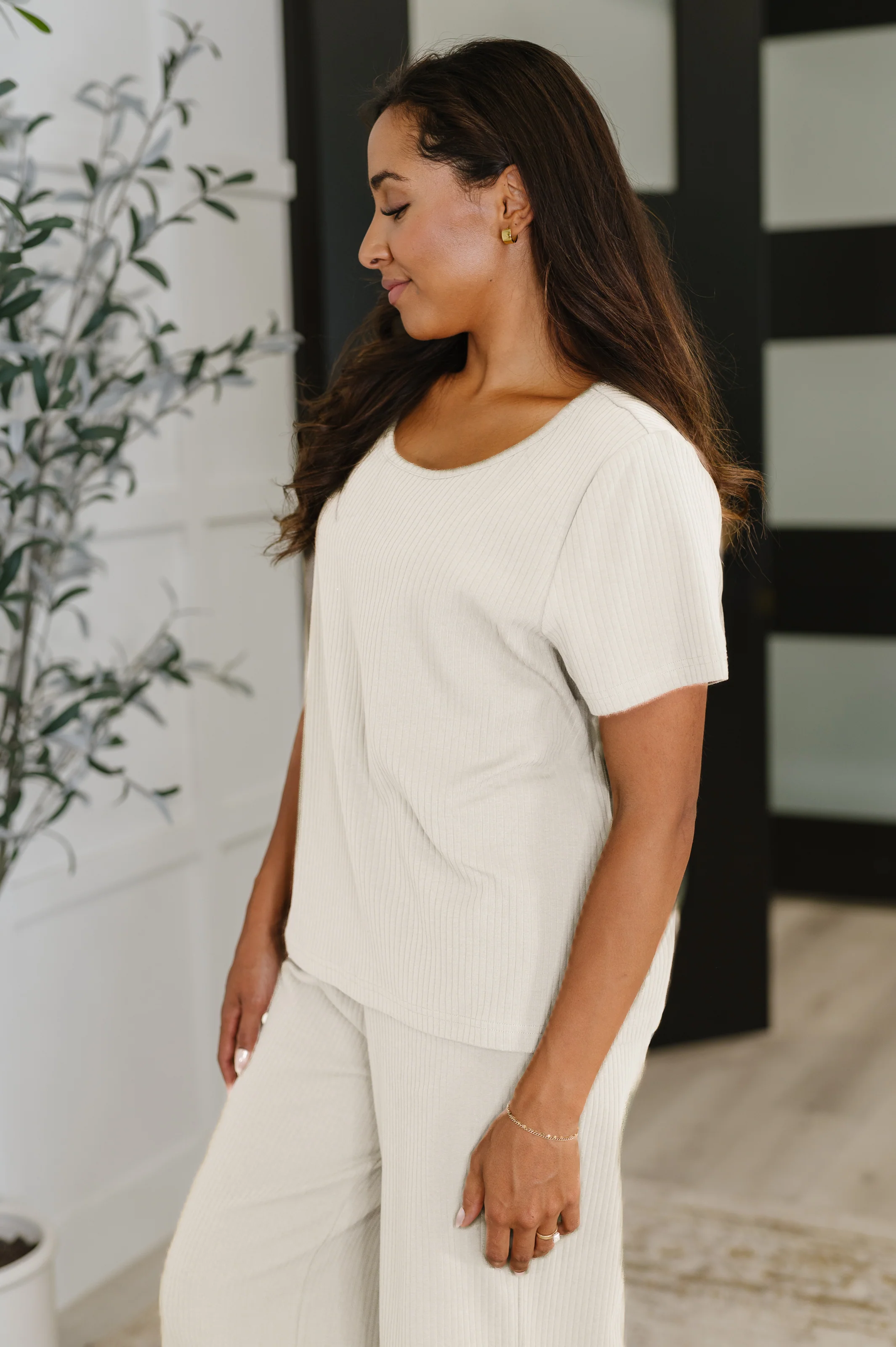 Thyme Boxy Tee in Cream - 9/12/2025 - Image 4