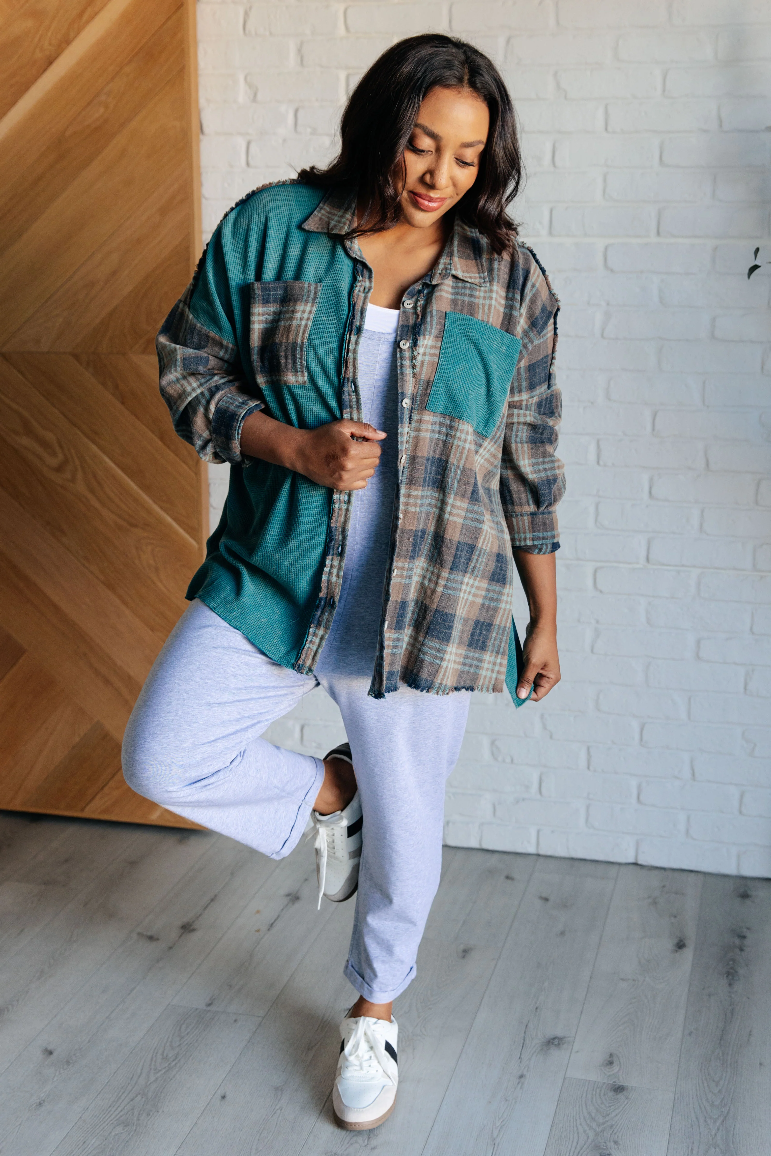 Tied for Time Thermal Plaid Button Up - 12/8/2025 - Image 3