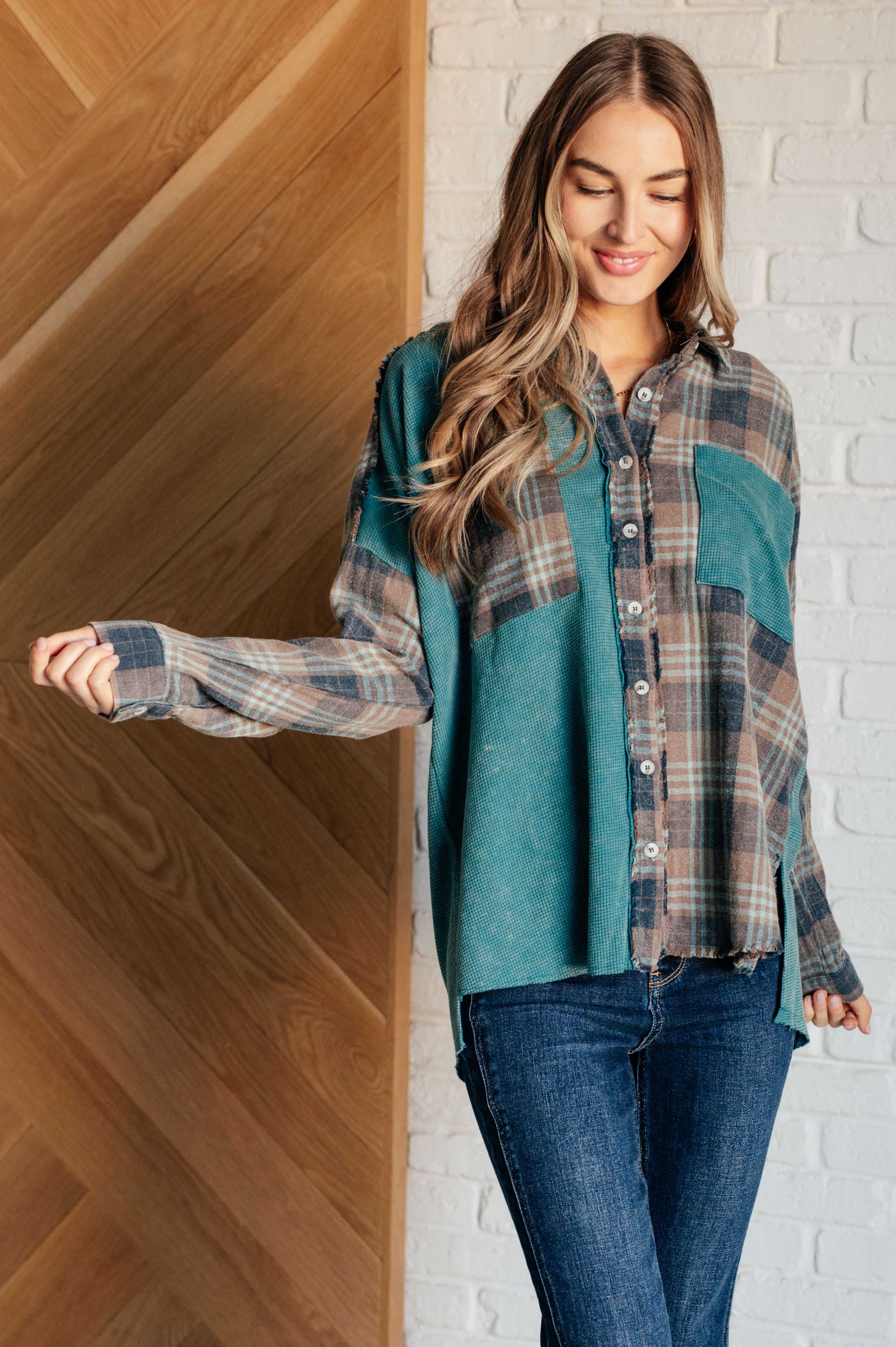 Tied for Time Thermal Plaid Button Up - 12/8/2025 - Image 4
