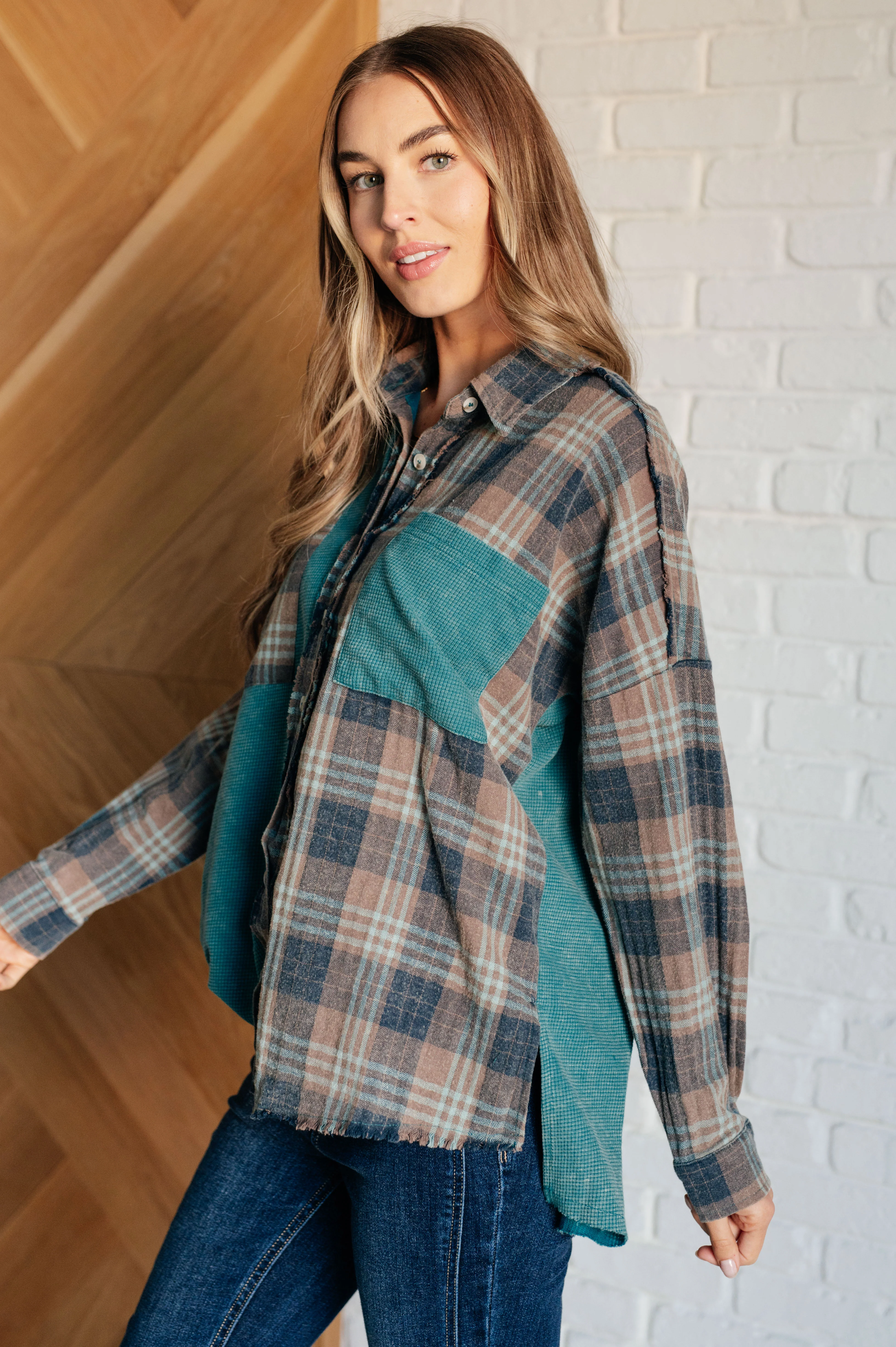 Tied for Time Thermal Plaid Button Up - 12/8/2025 - Image 6