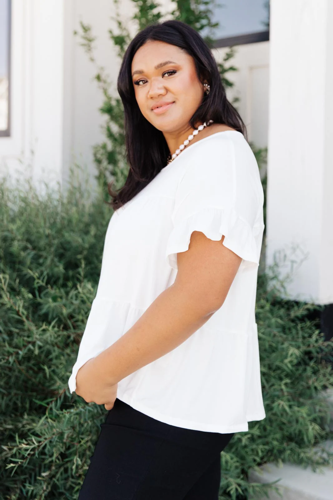 Tiered Top in White - 8/31/2021 - Image 10