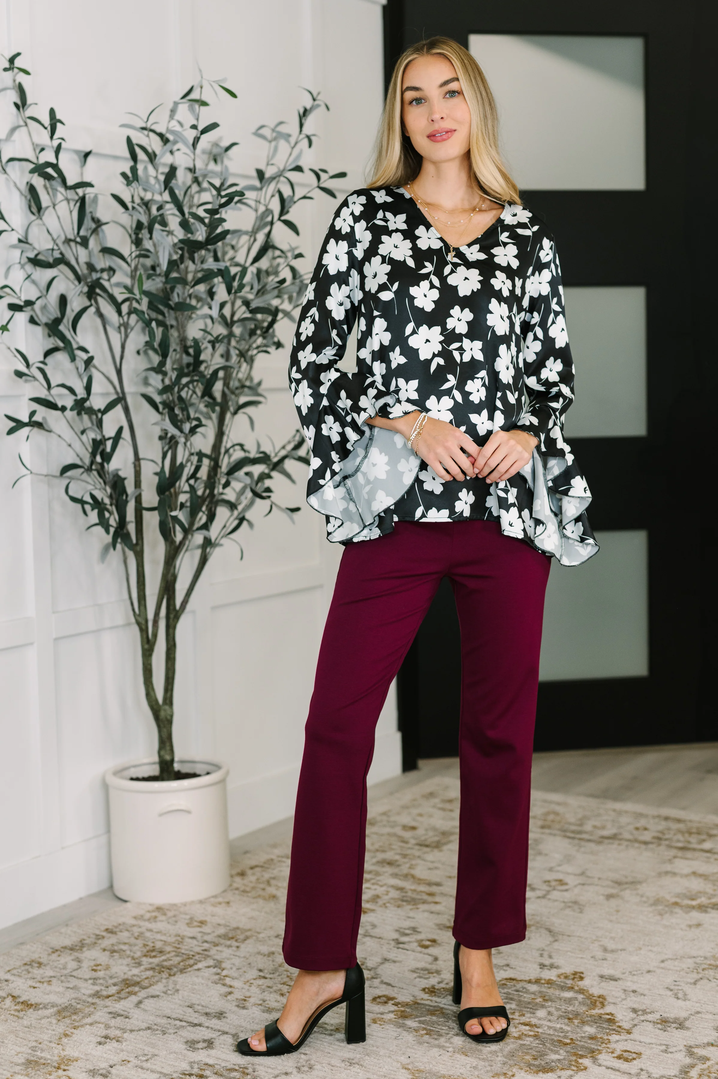 Time and Time Again Floral Blouse - 10/10/2025 NEW - Image 3