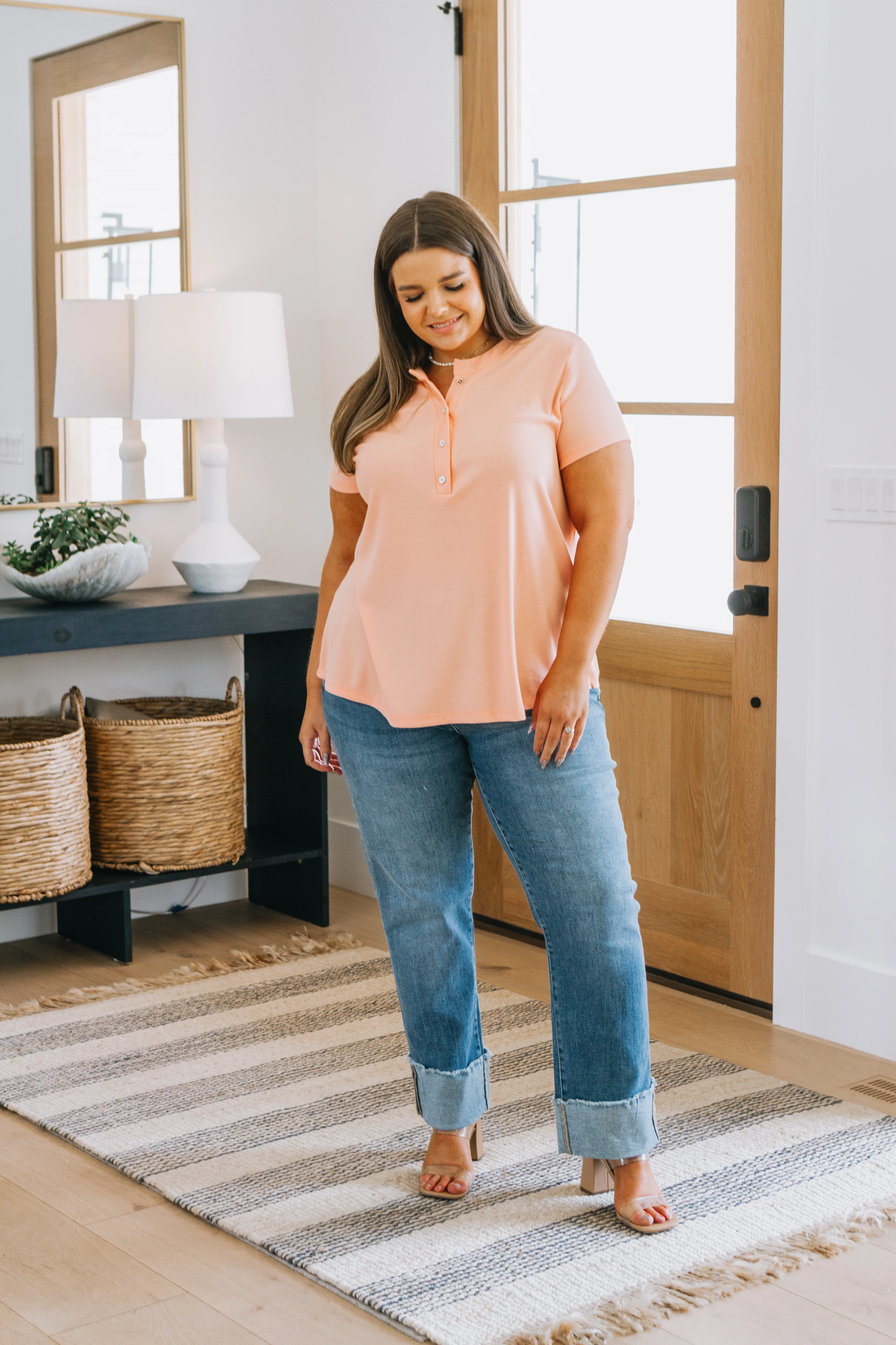 Tippy Top Ribbed Knit Henley - 8/17/2023 - Image 4