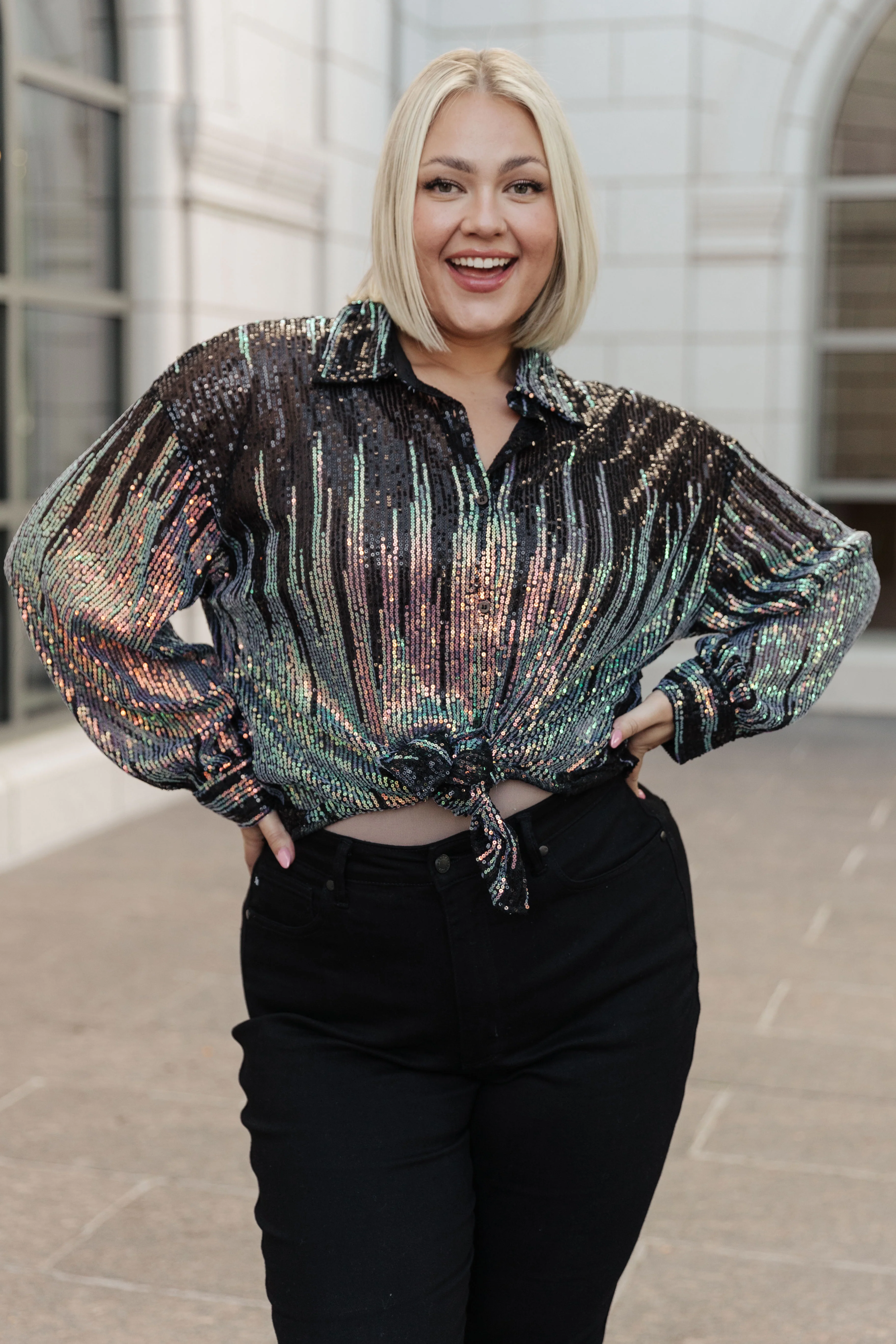 Too Glitz to Glam Button Up Shirt - 11/6/2023 - Image 4