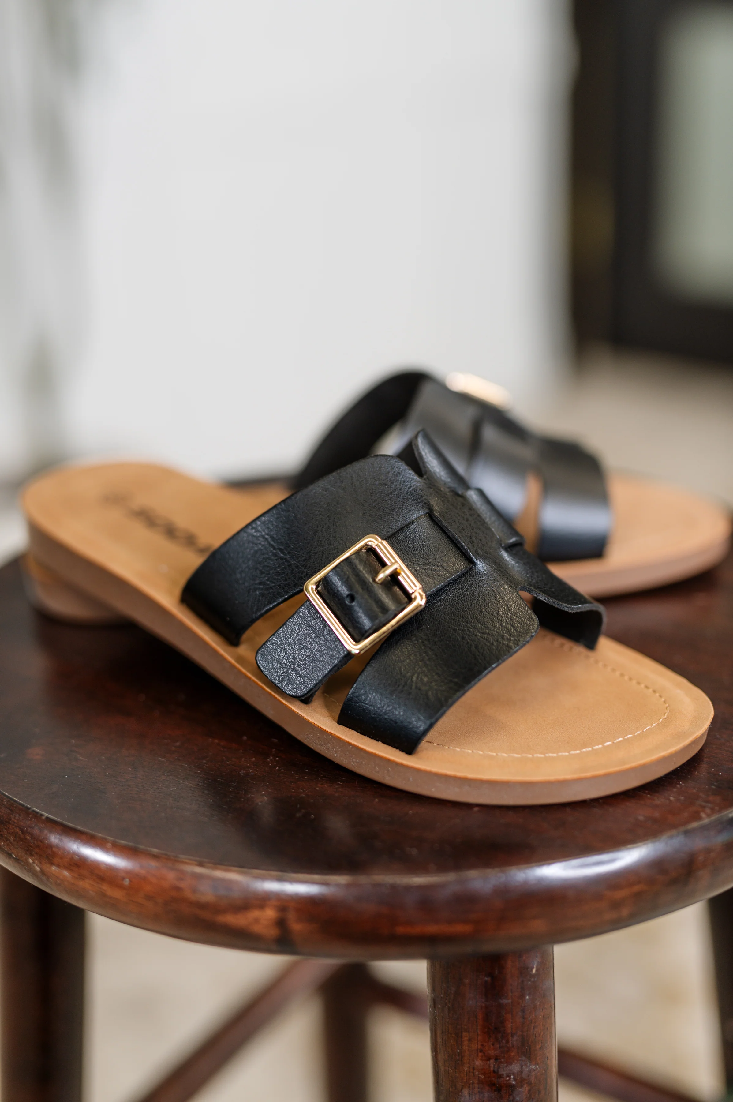 Torvi Black Slip on Sandals - 5/20/2025 - Image 4