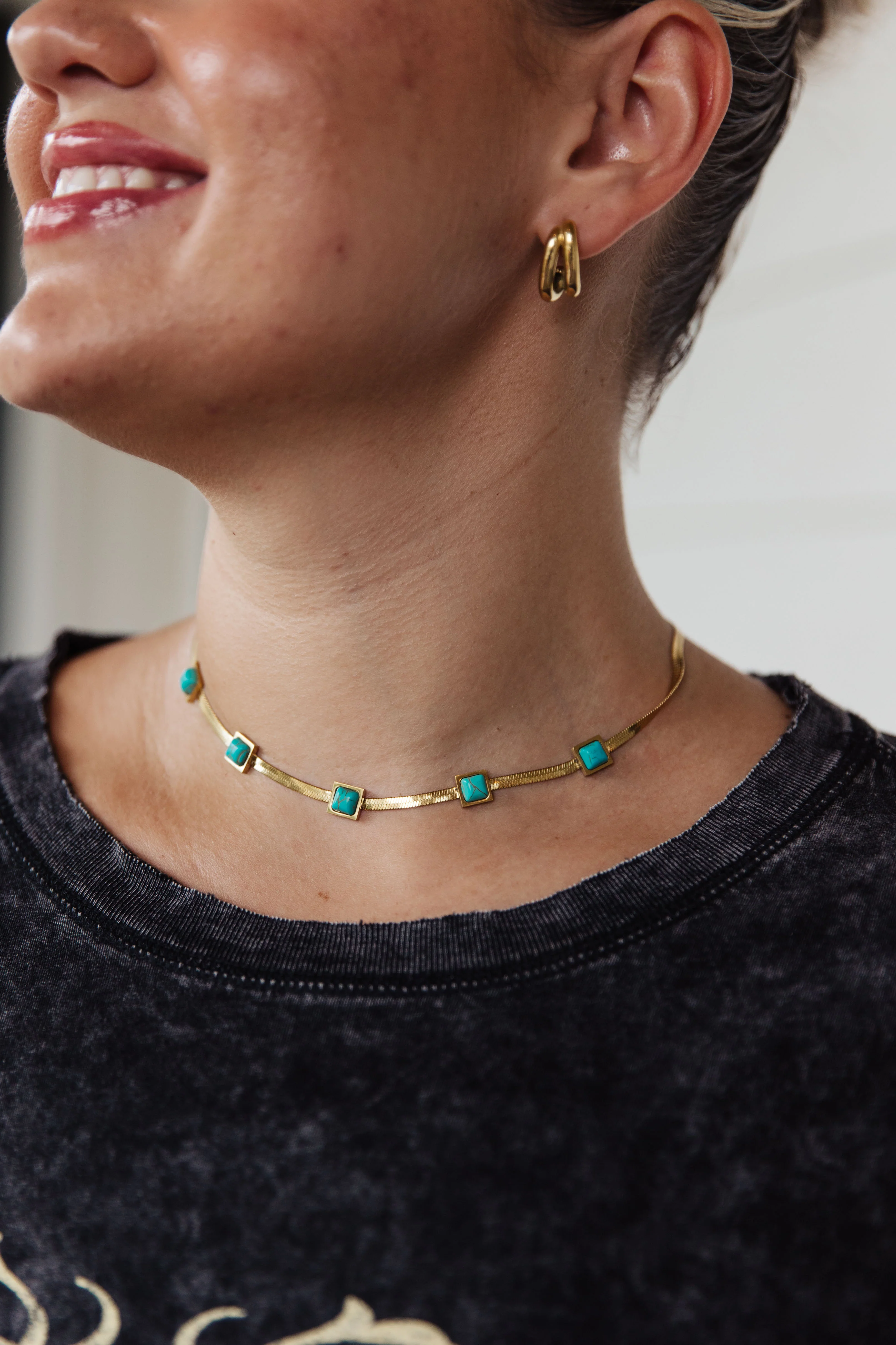 Turquoise Squares Necklace - 9/14/2023 - Image 3