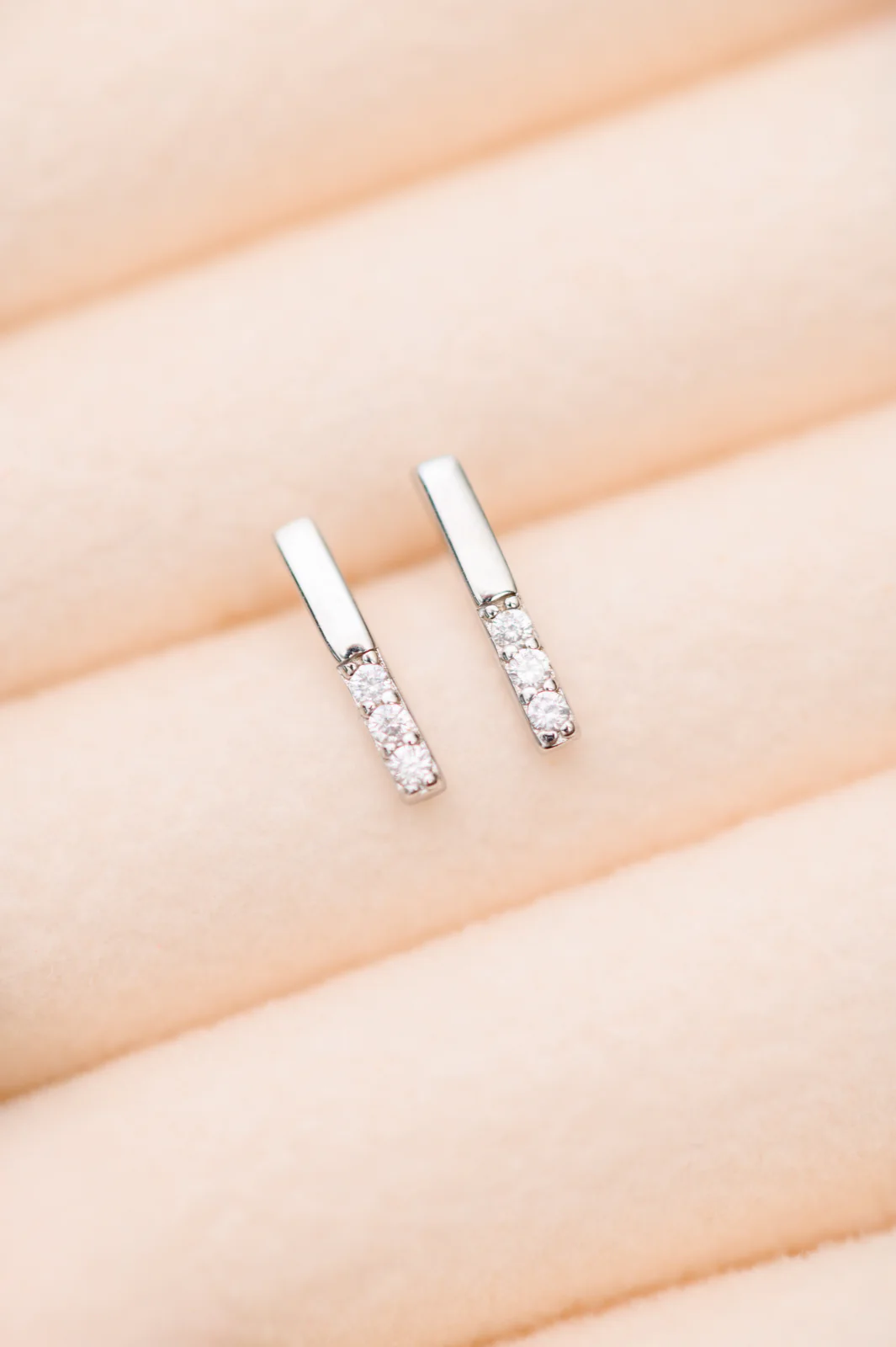 Twin Sparkle Silver Stud Earrings - 11/22/2024 - Image 3