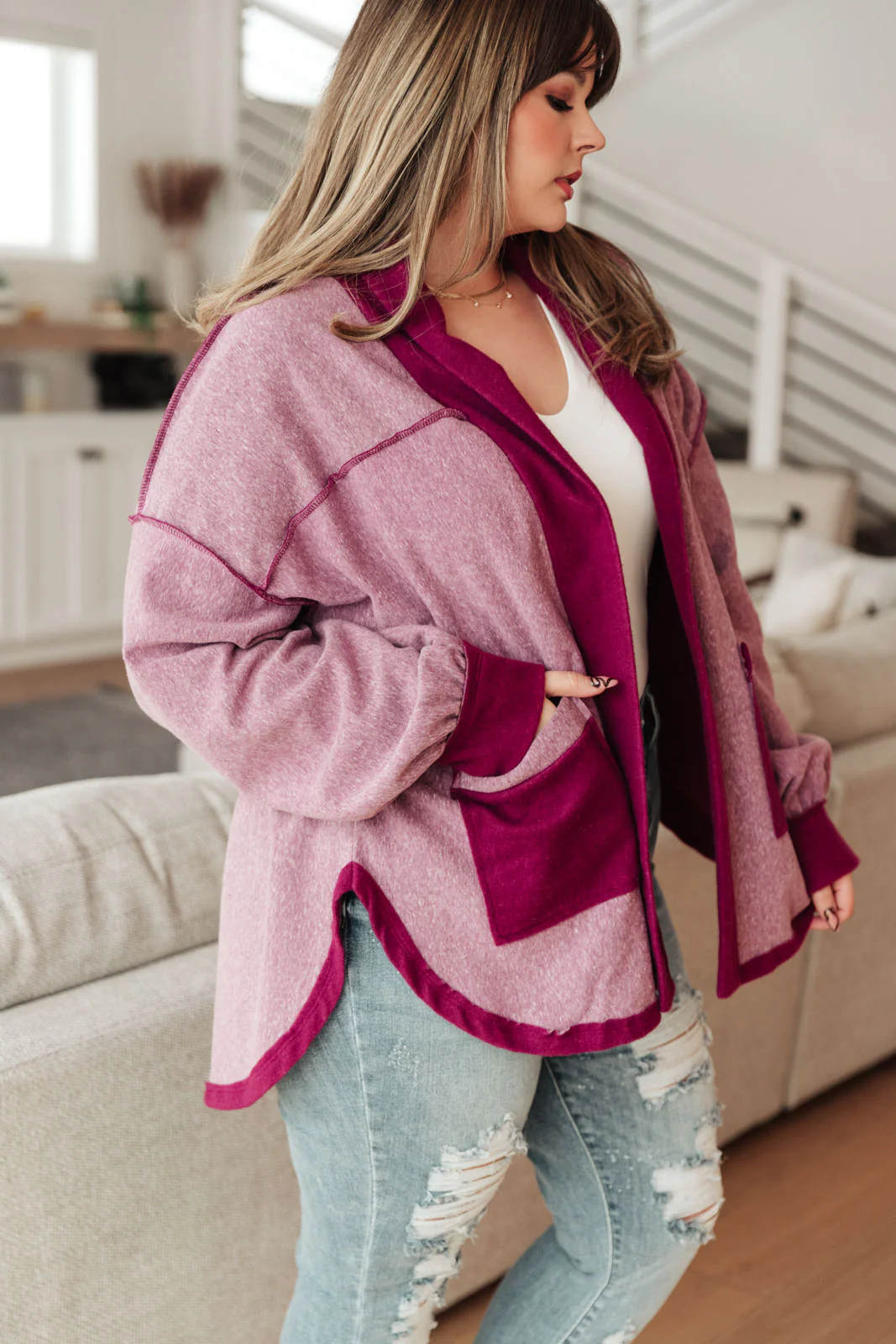 Two Hearts Jacket In Plum - 1/27/2022 - Image 12