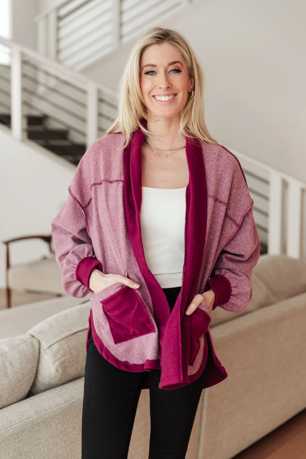 Two Hearts Jacket In Plum - 1/27/2022 - Image 7