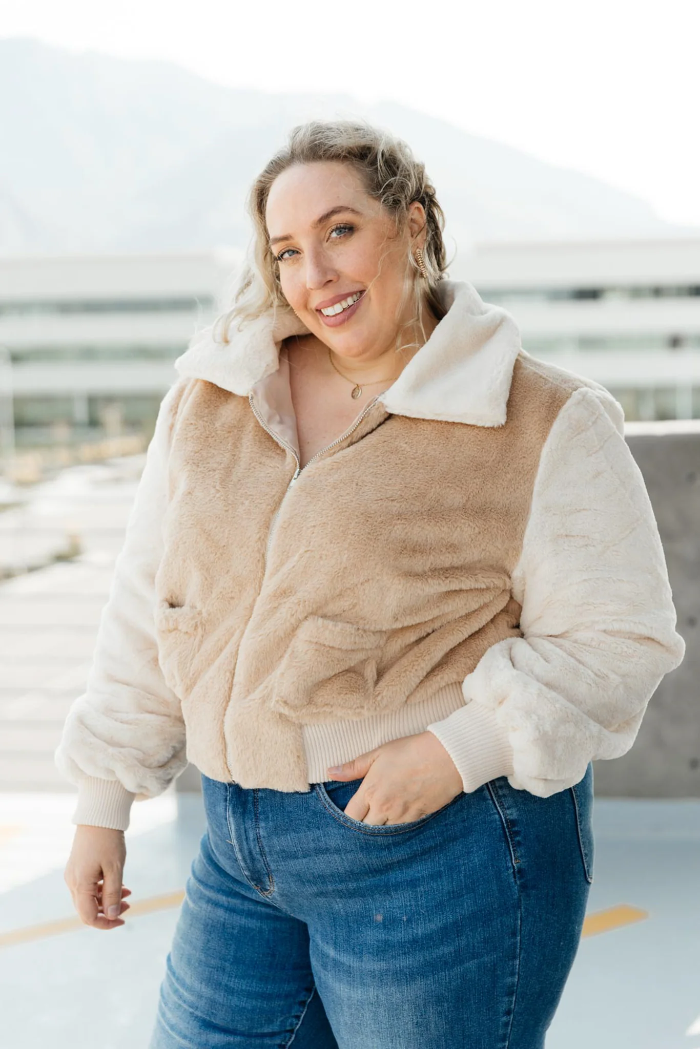 Two Toned Teddy Bear Jacket - 9/21/2021 - Image 14
