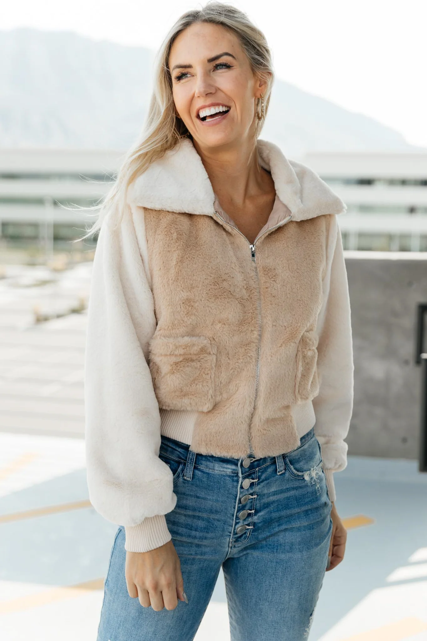 Two Toned Teddy Bear Jacket - 9/21/2021 - Image 4