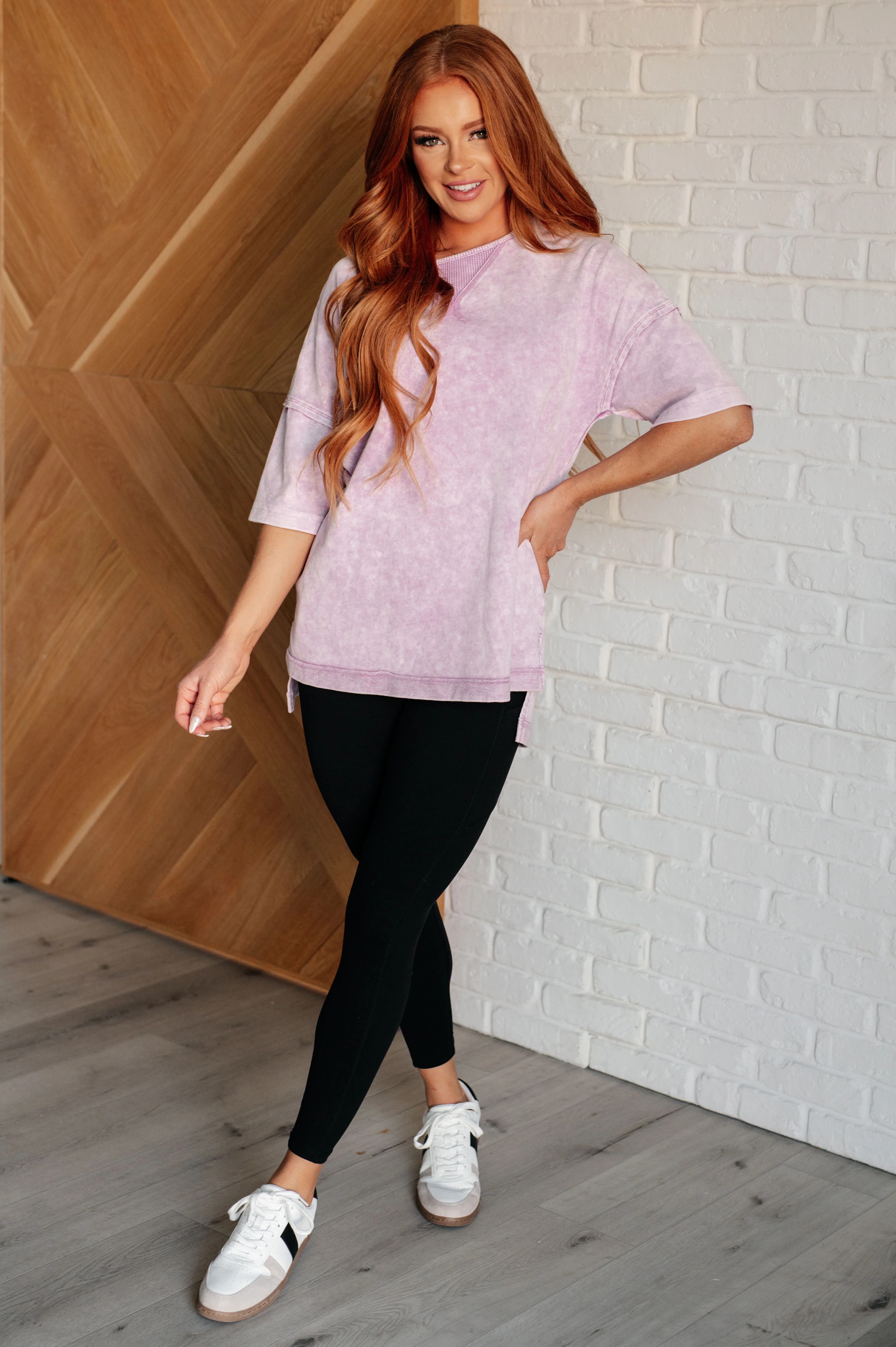 Unbothered Mineral Wash Top in Orchid Petal - 6/15/2026 - Image 4