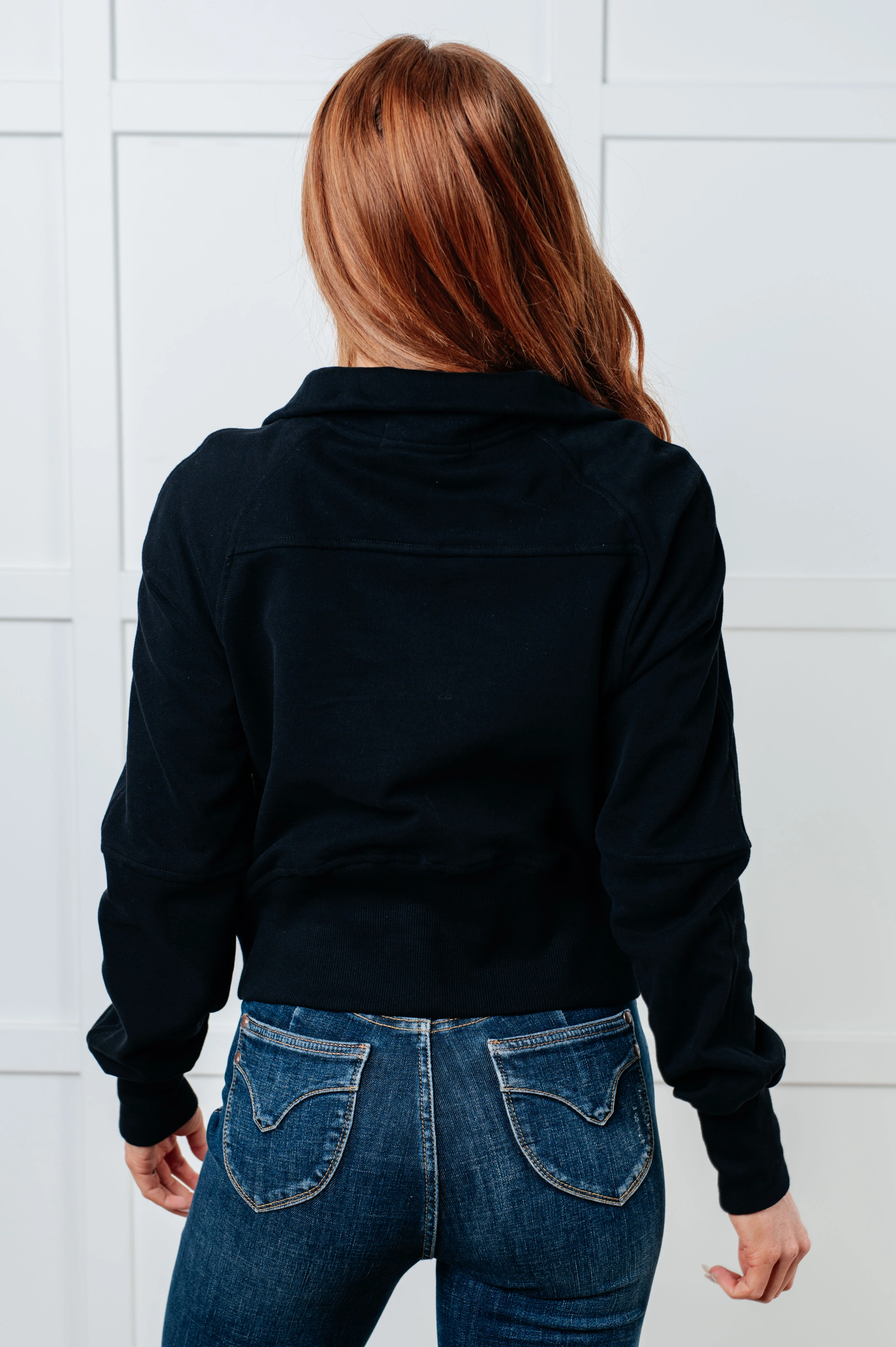 Under Her Spell Half Zip Pullover in Black - 9/30/2025 NEW - Image 7