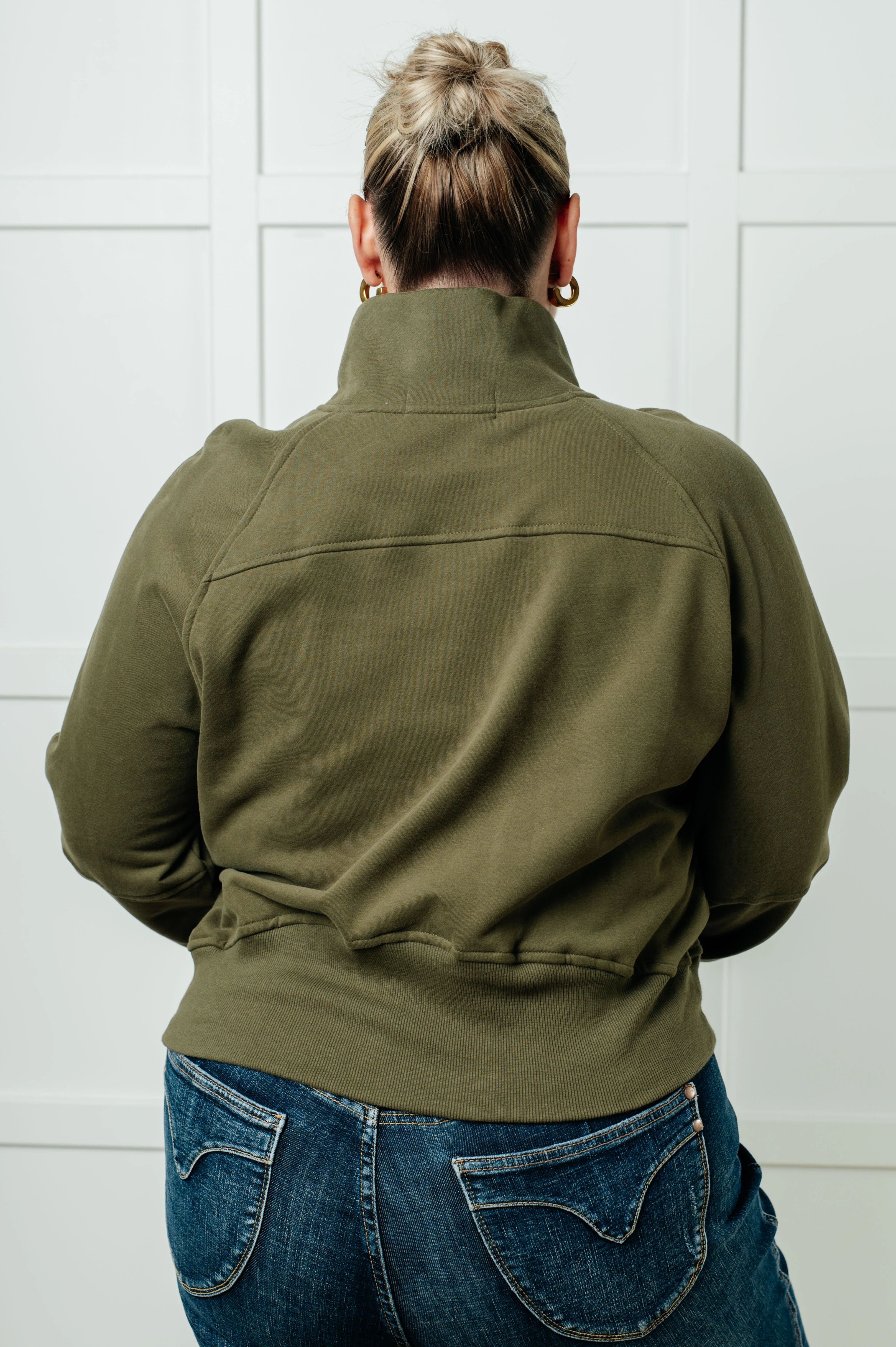 Under Her Spell Half Zip Pullover in Green - 9/30/2025 NEW - Image 8