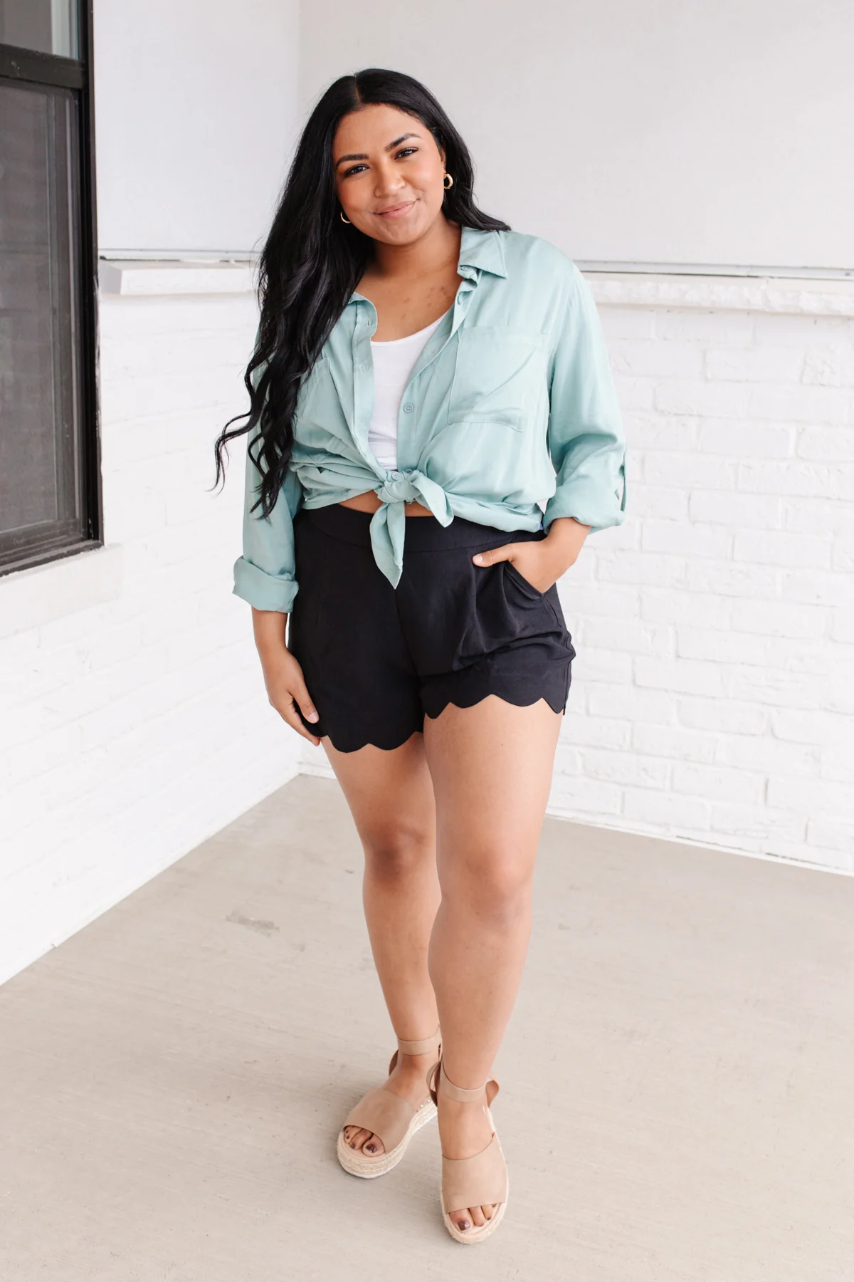 Unwavering Confidence Blouse in Light Blue - 4/7/2022 - Image 29