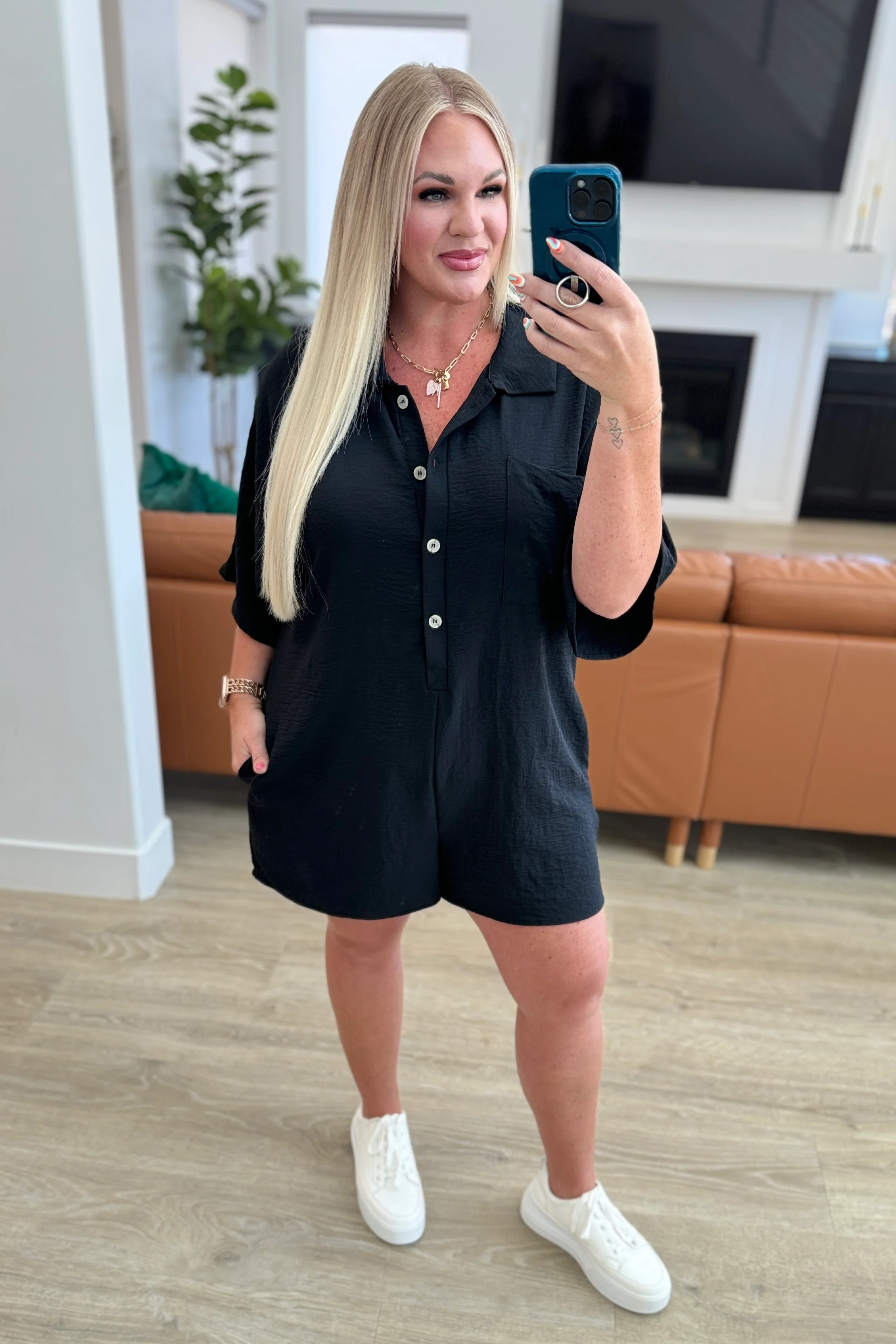 Up Early V-Neck Romper - 5/22/2024 - Image 3