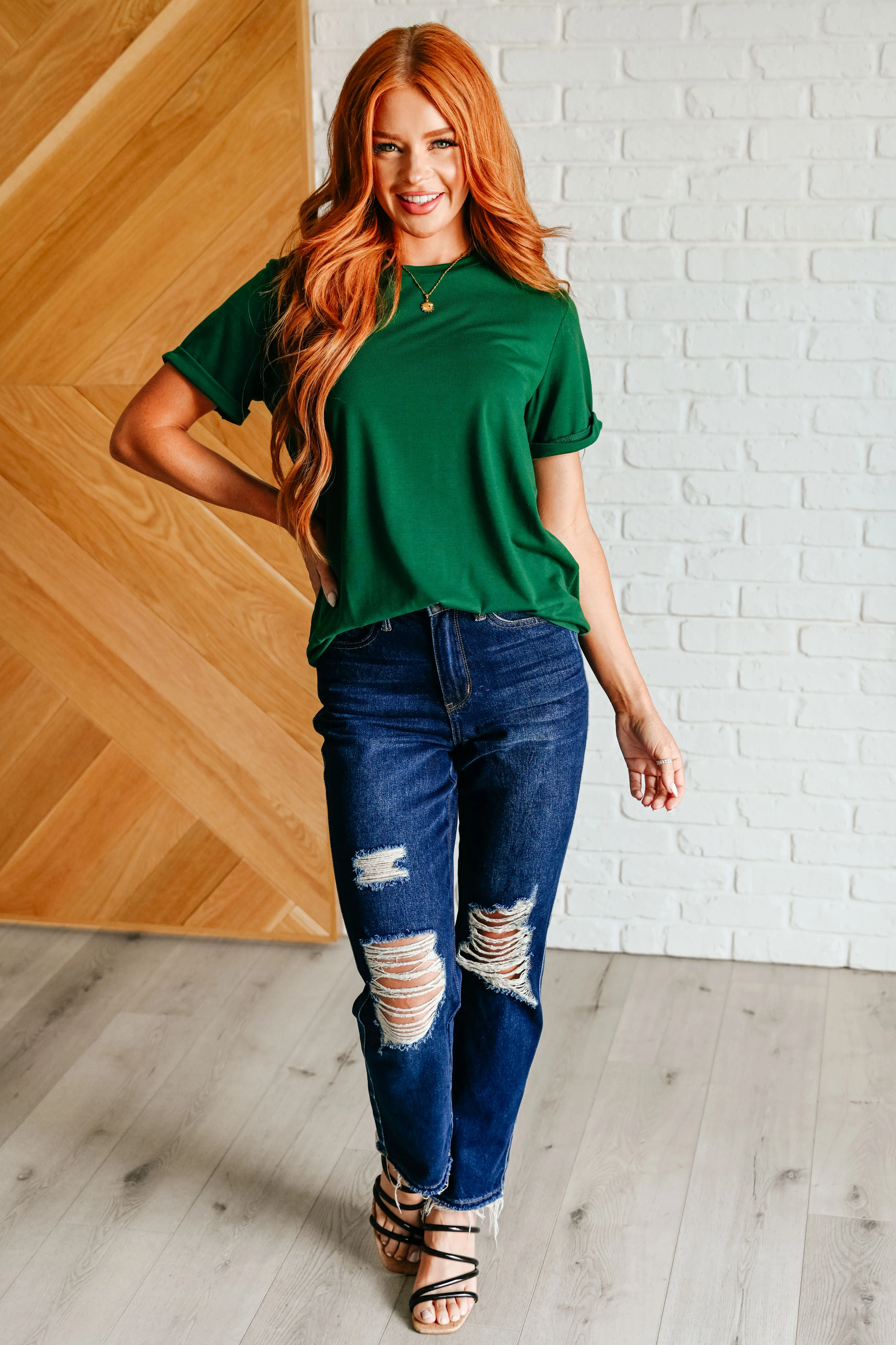 Uptown Crew T-Shirt in Green - 5/15/2025 - Image 3
