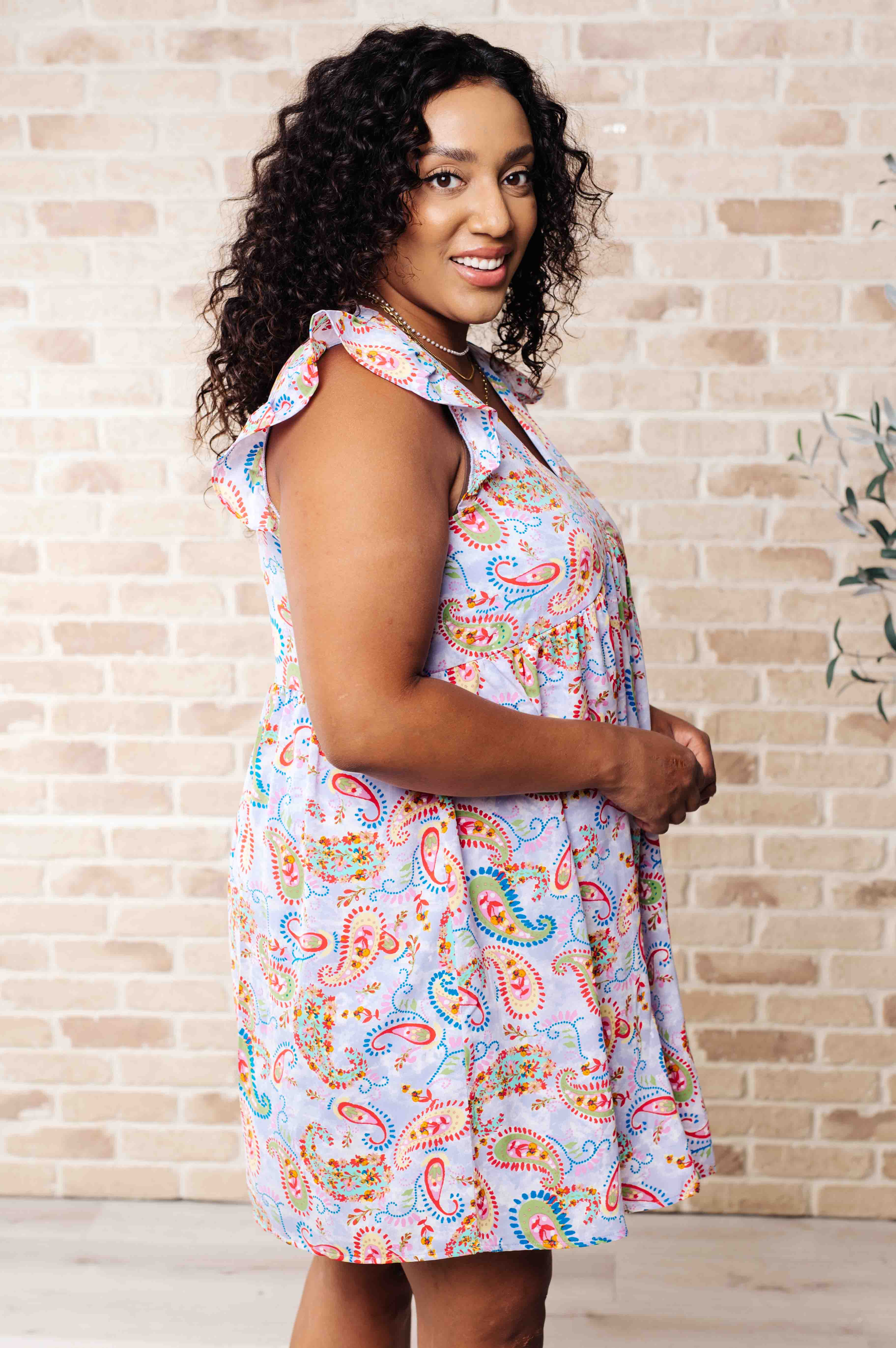Urban Oasis Flutter Sleeve Dress - 6/27/2024 - Image 5