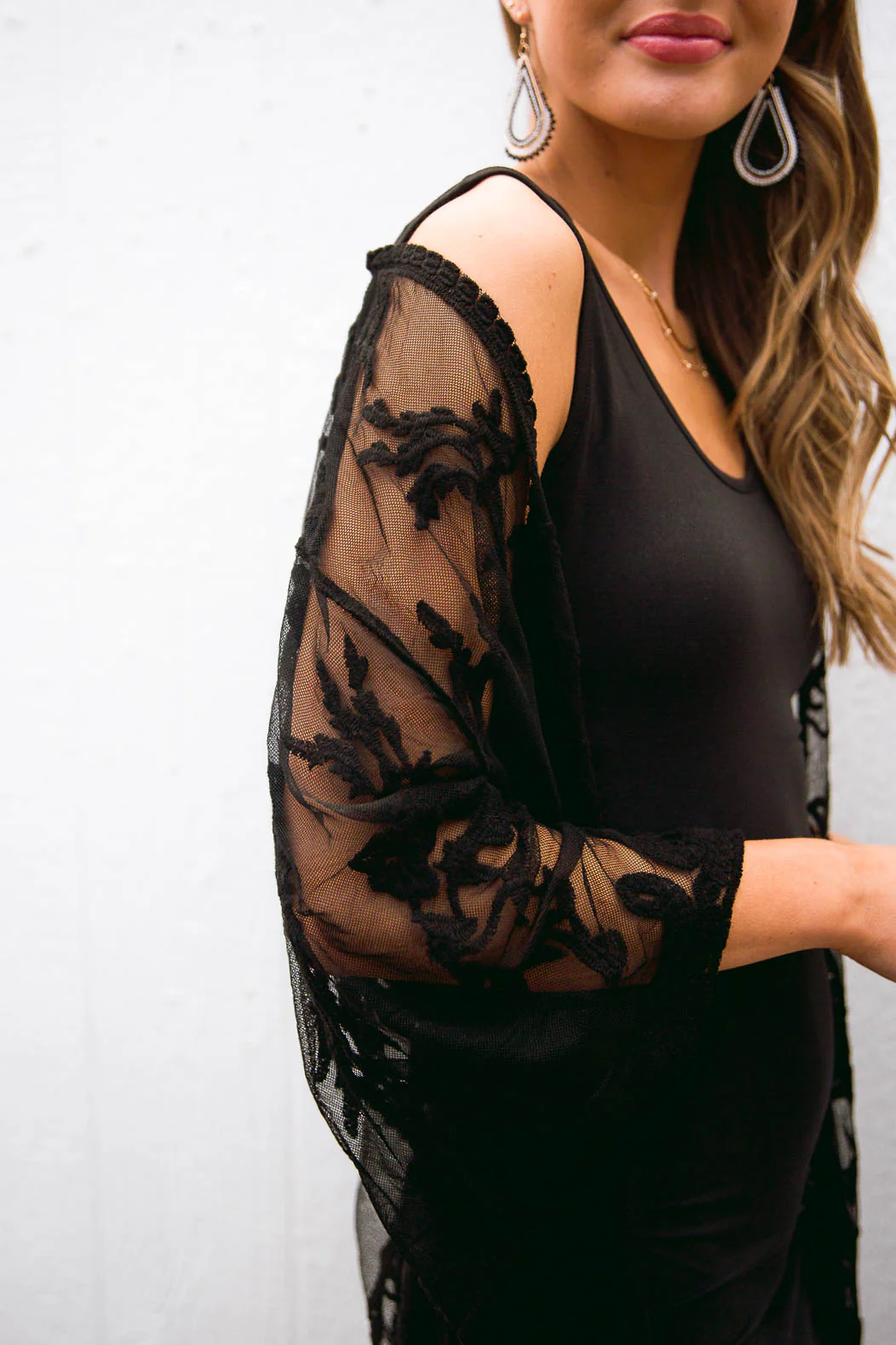 Vacay Babe Cardigan In Black - 3/3/2022 - Image 3