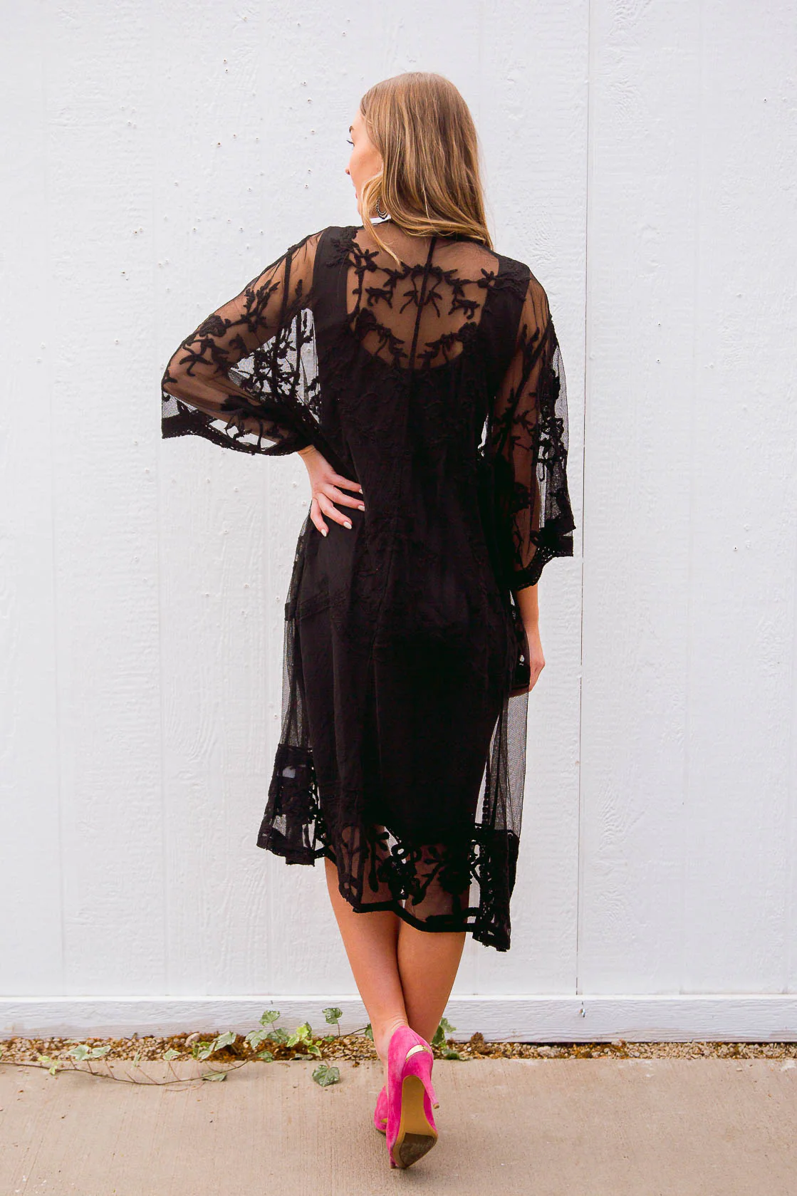 Vacay Babe Cardigan In Black - 3/3/2022 - Image 4