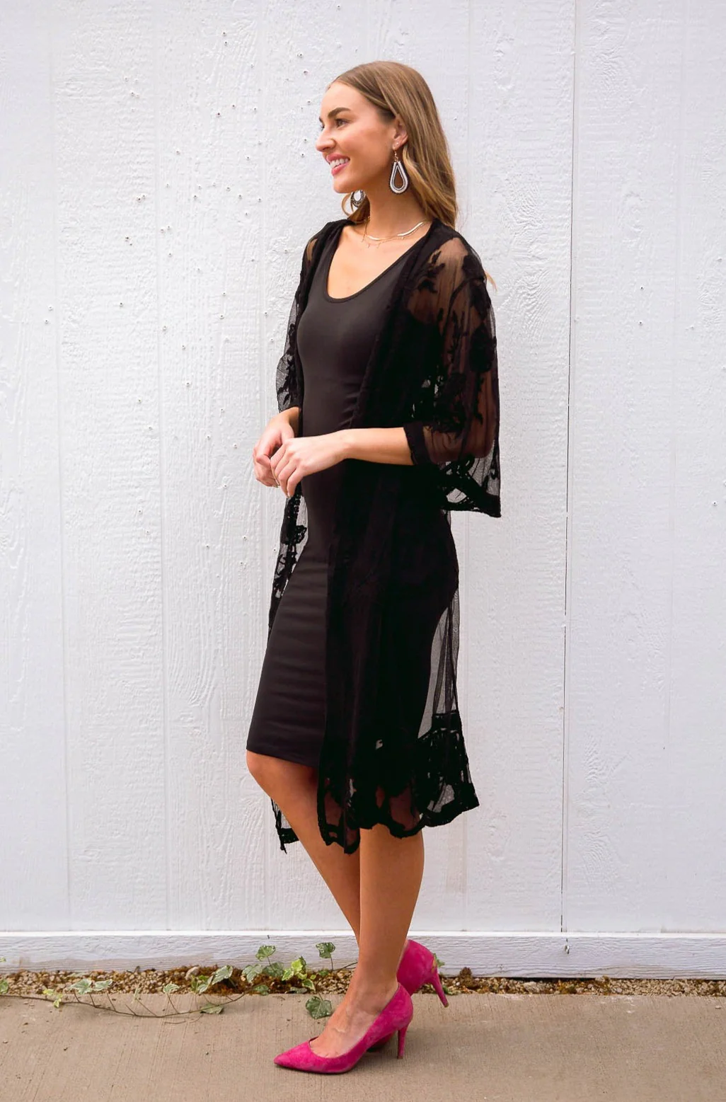 Vacay Babe Cardigan In Black - 3/3/2022 - Image 9