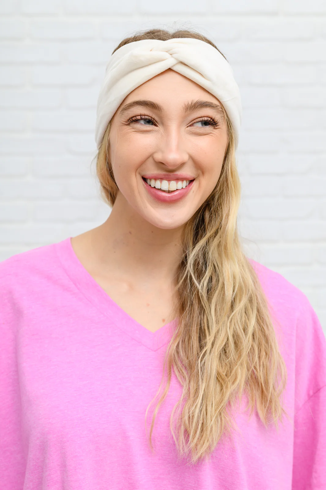 Velvet Twist Headband In Ivory - 11/21/2022 - Image 3