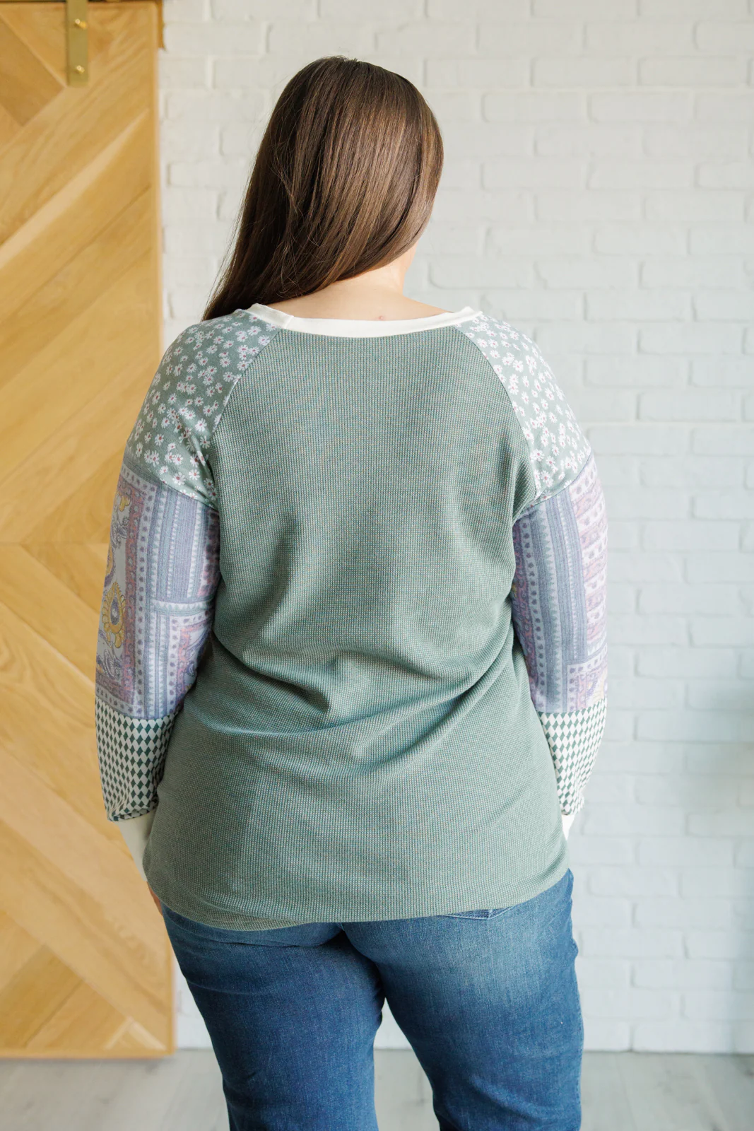 Very Curious Mixed Print Top - 11/1/2024 - Image 9