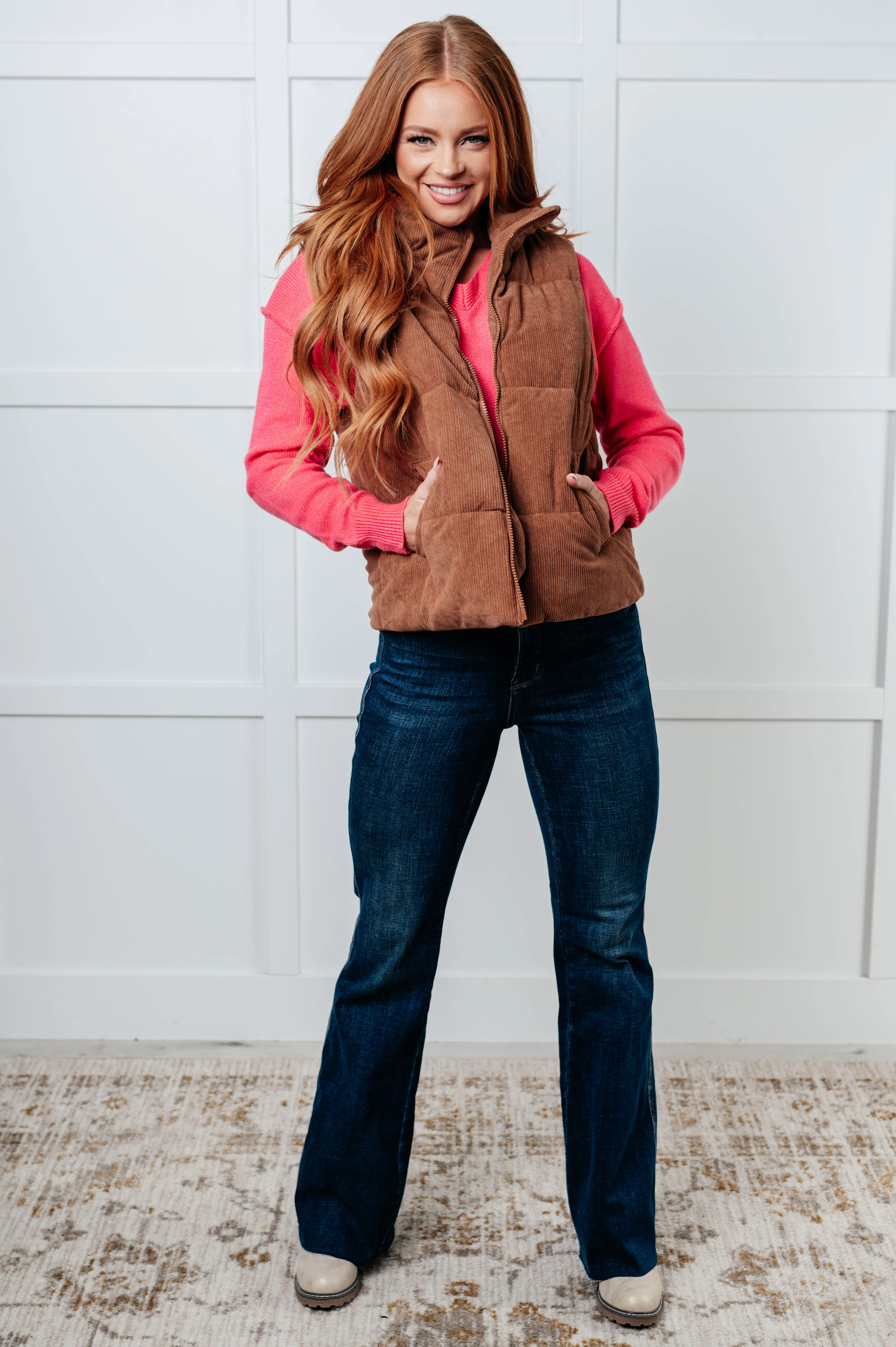 Very Understandable V-Neck Sweater in Pink - 12/29/2025 - Image 3