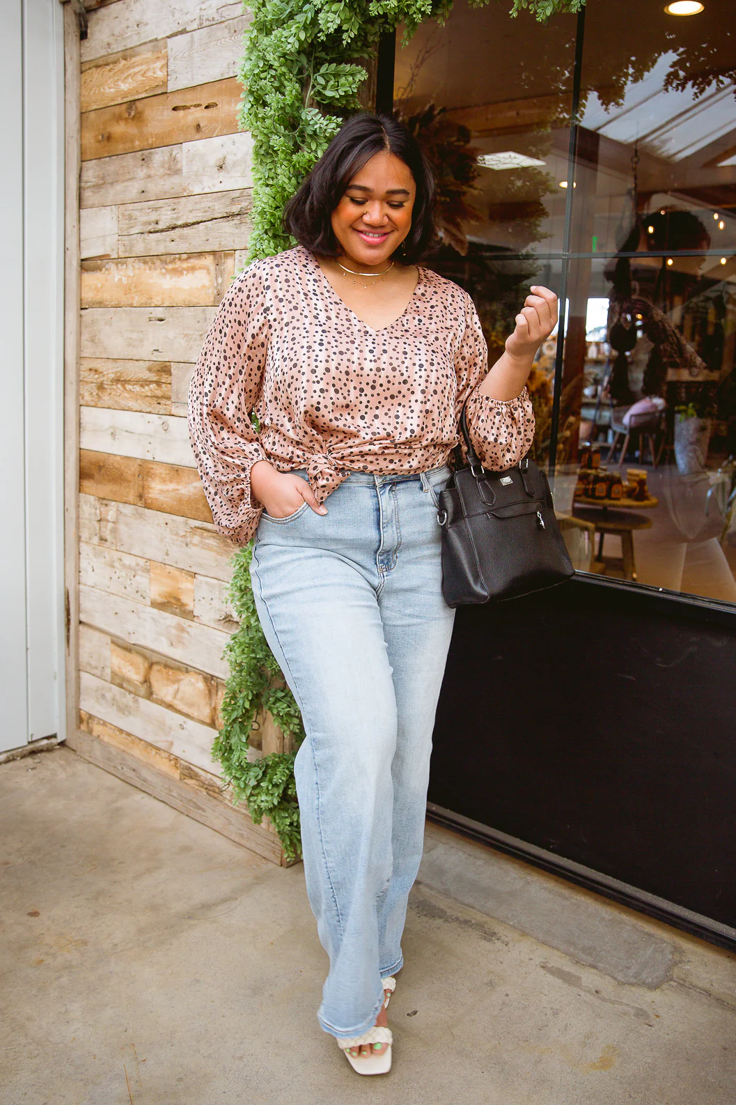 Vivian Satin Blouse in Rose Gold - 2/8/2022 - Image 12