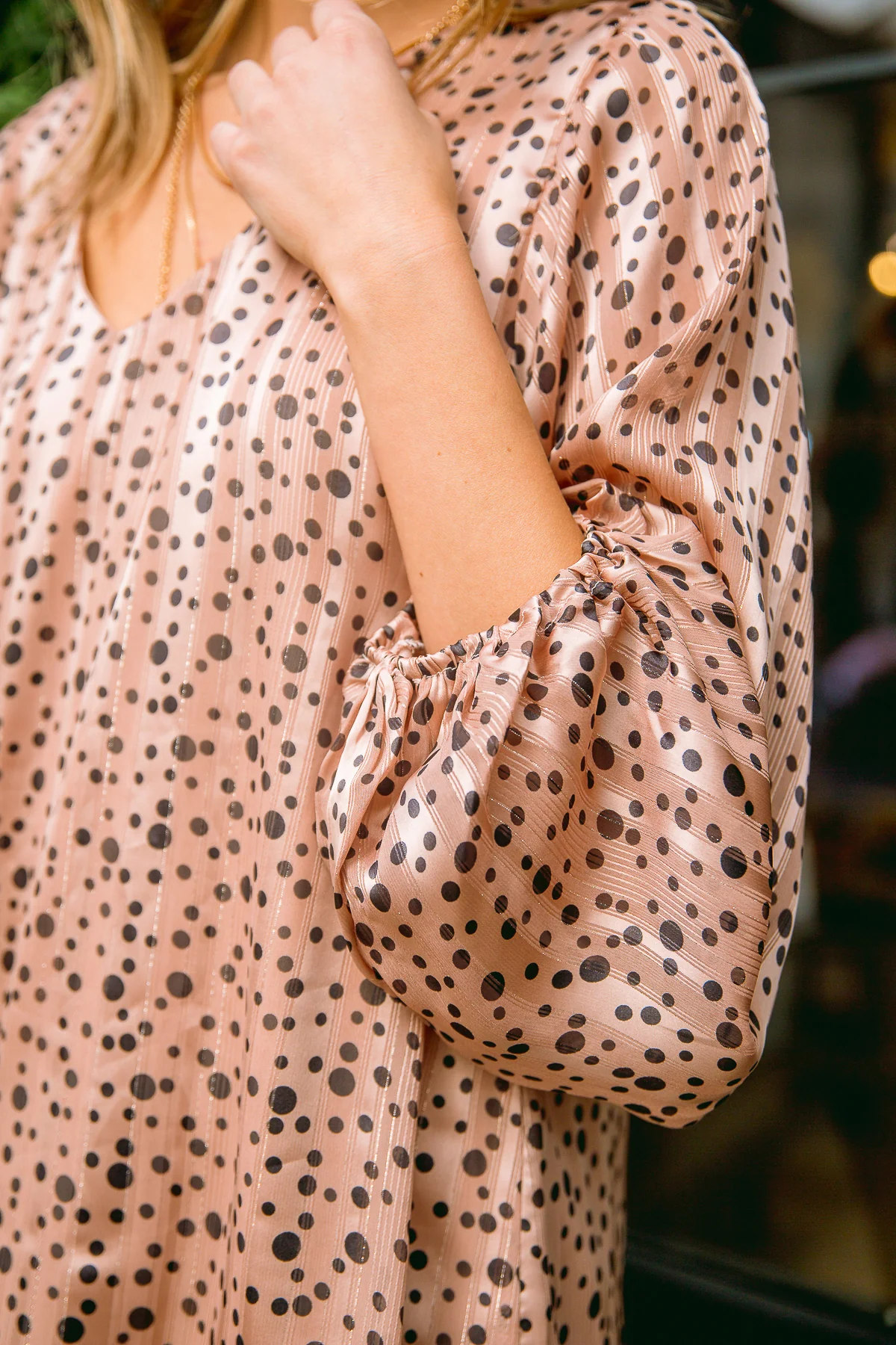 Vivian Satin Blouse in Rose Gold - 2/8/2022 - Image 5