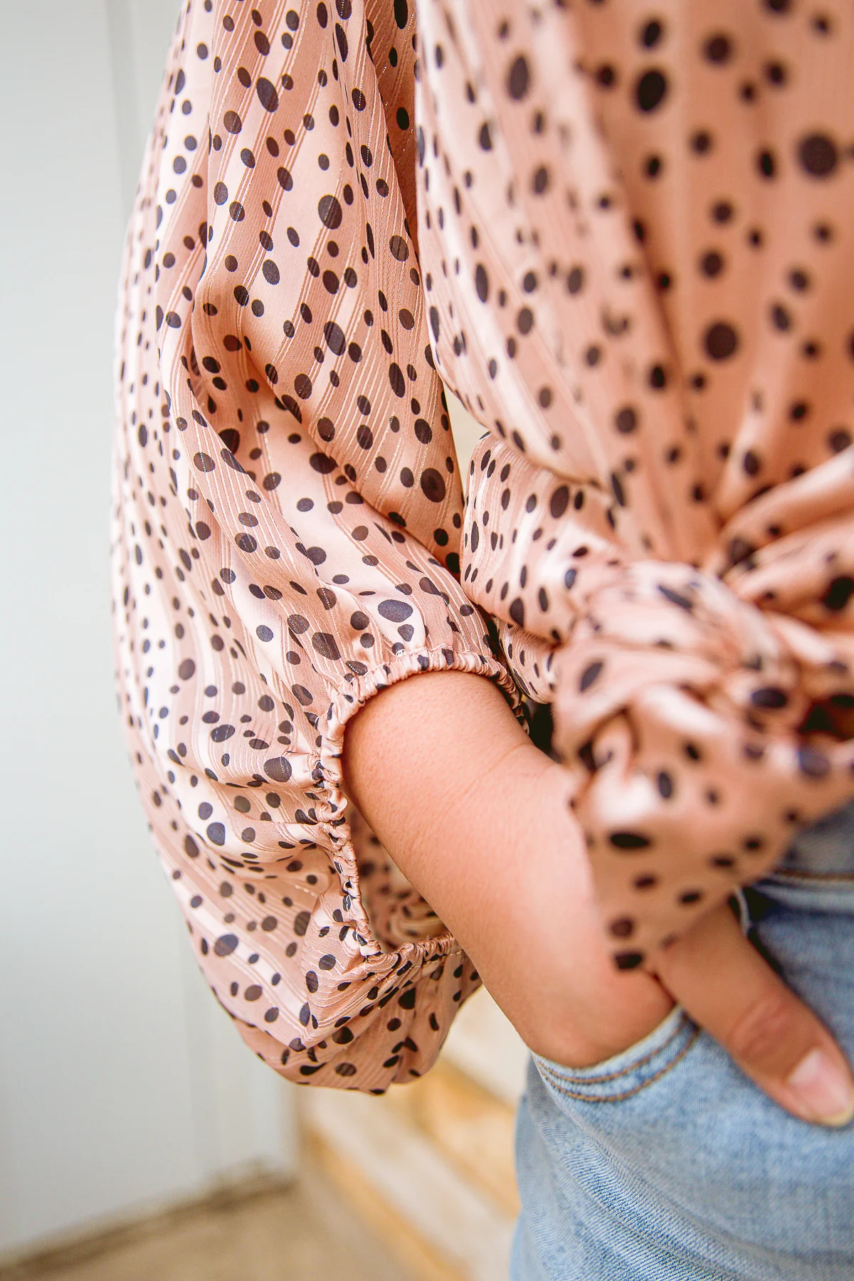 Vivian Satin Blouse in Rose Gold - 2/8/2022 - Image 7