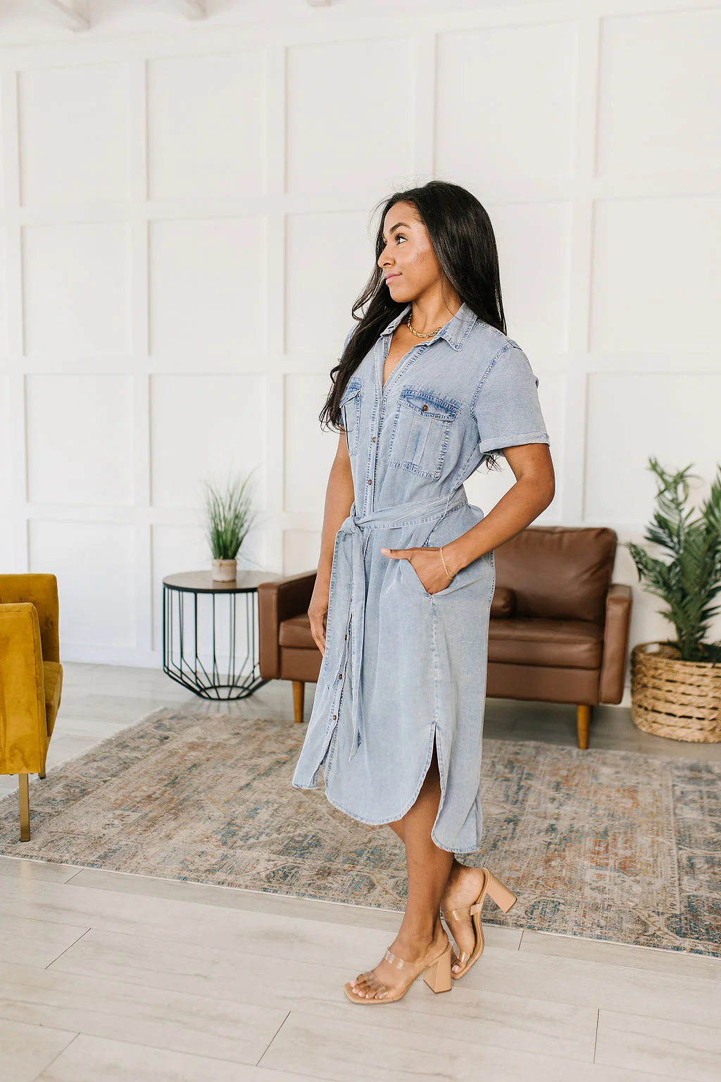 Wait For It Denim Shirtdress - 6/27/2023 - Image 4