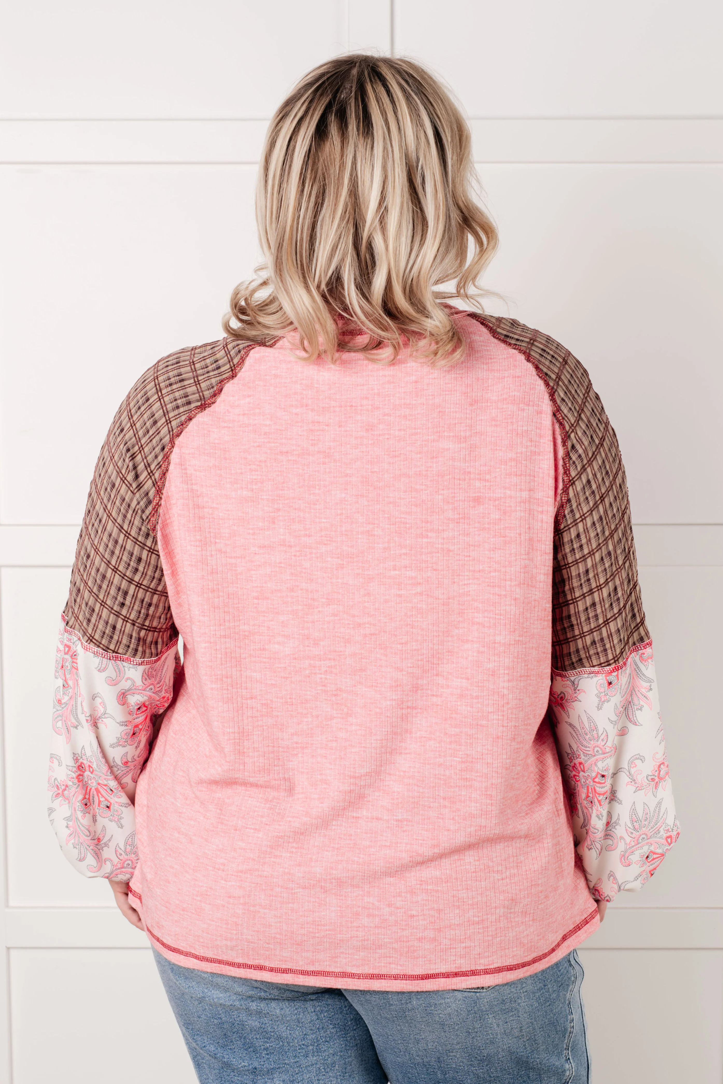 Walk for Miles Floral Color Block Top - 2/16/2026 - Image 8