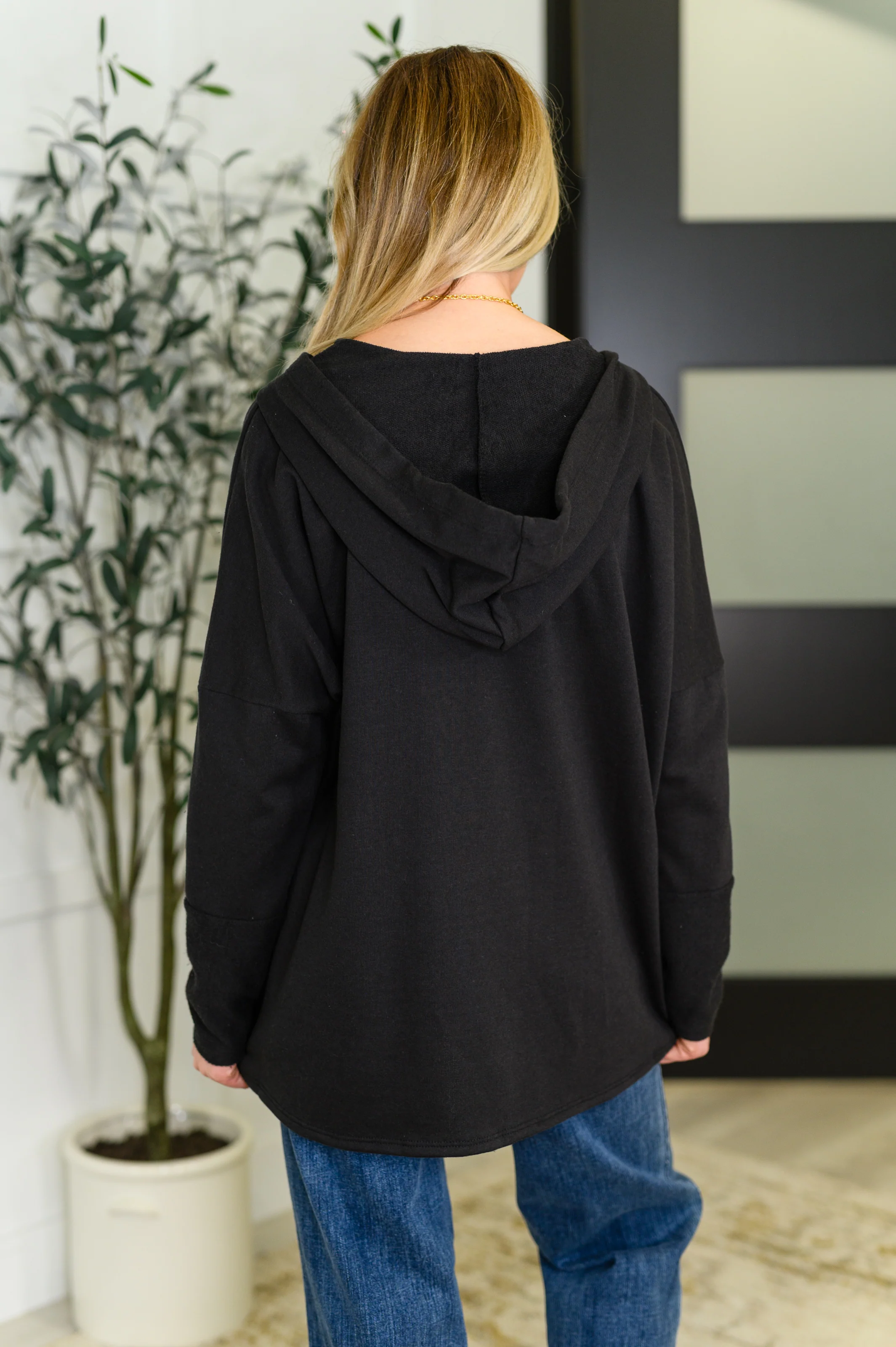Warm Intentions Henley Pullover in Black - 8/26/2025 - Image 5
