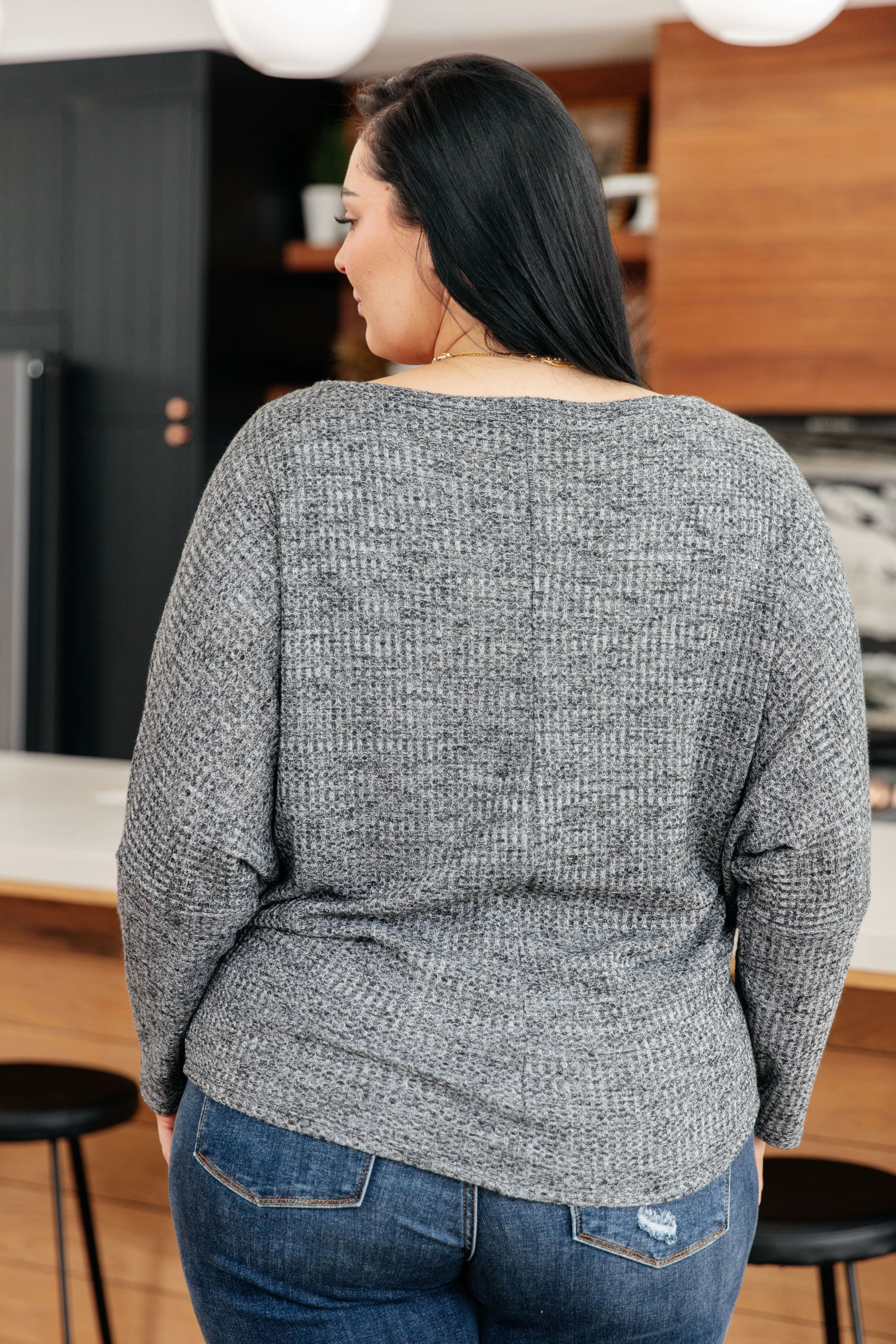 Warm Thoughts Ribbed Top in Charcoal - 8/28/2025 - Image 7