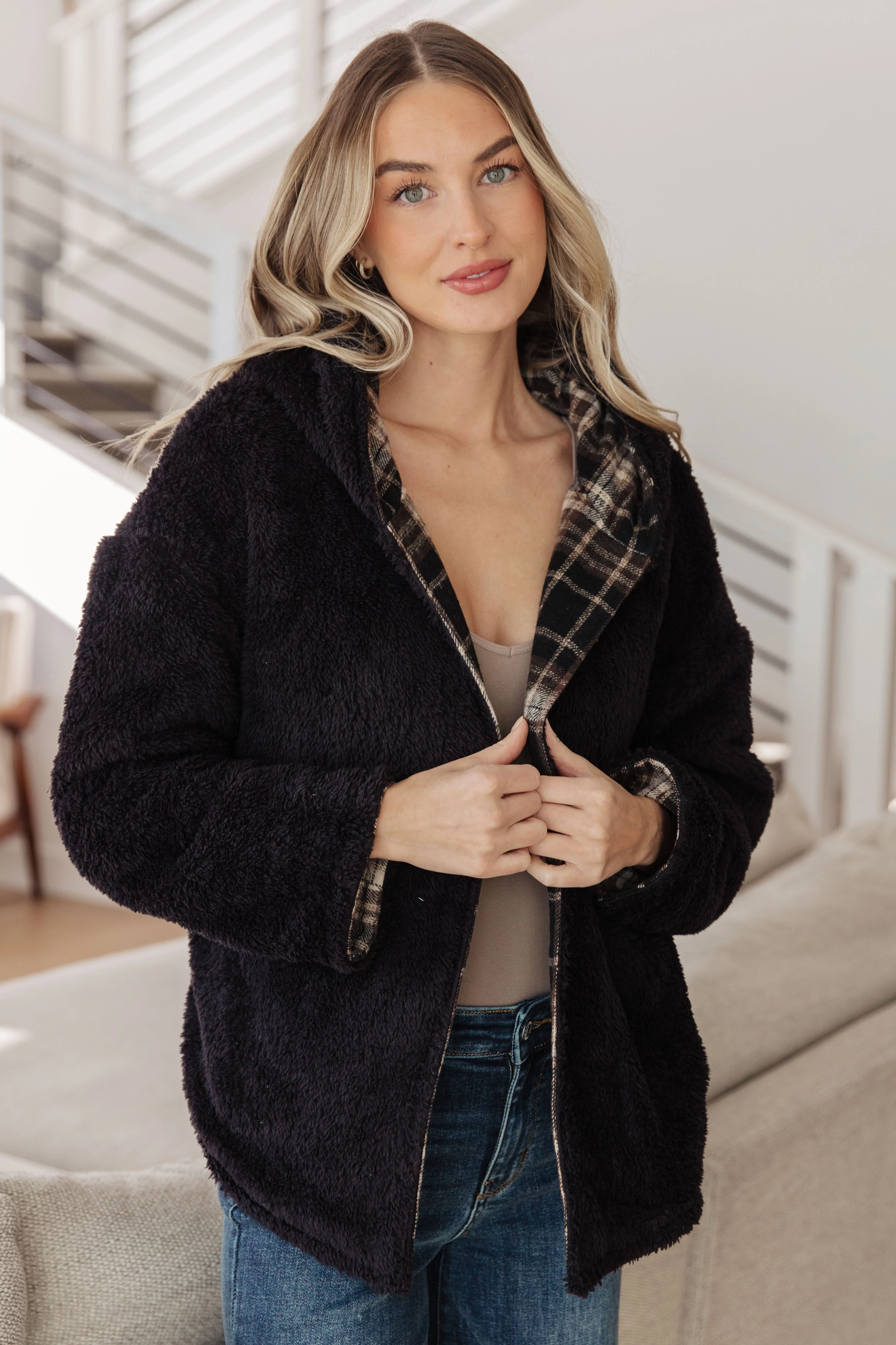 Warped Noise Reversible Plaid Shacket - 11/30/2023 - Image 3