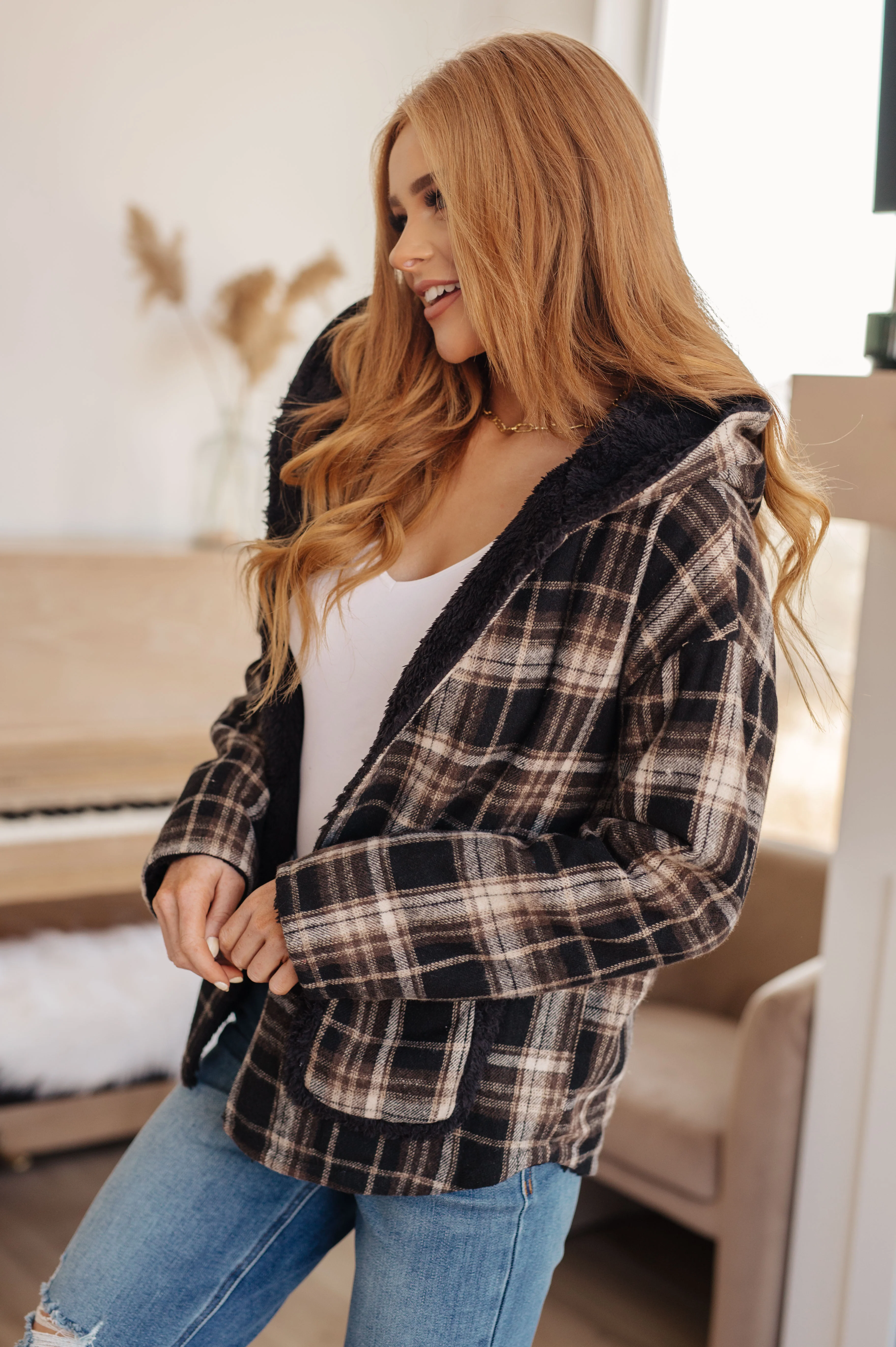 Warped Noise Reversible Plaid Shacket - 11/30/2023 - Image 8