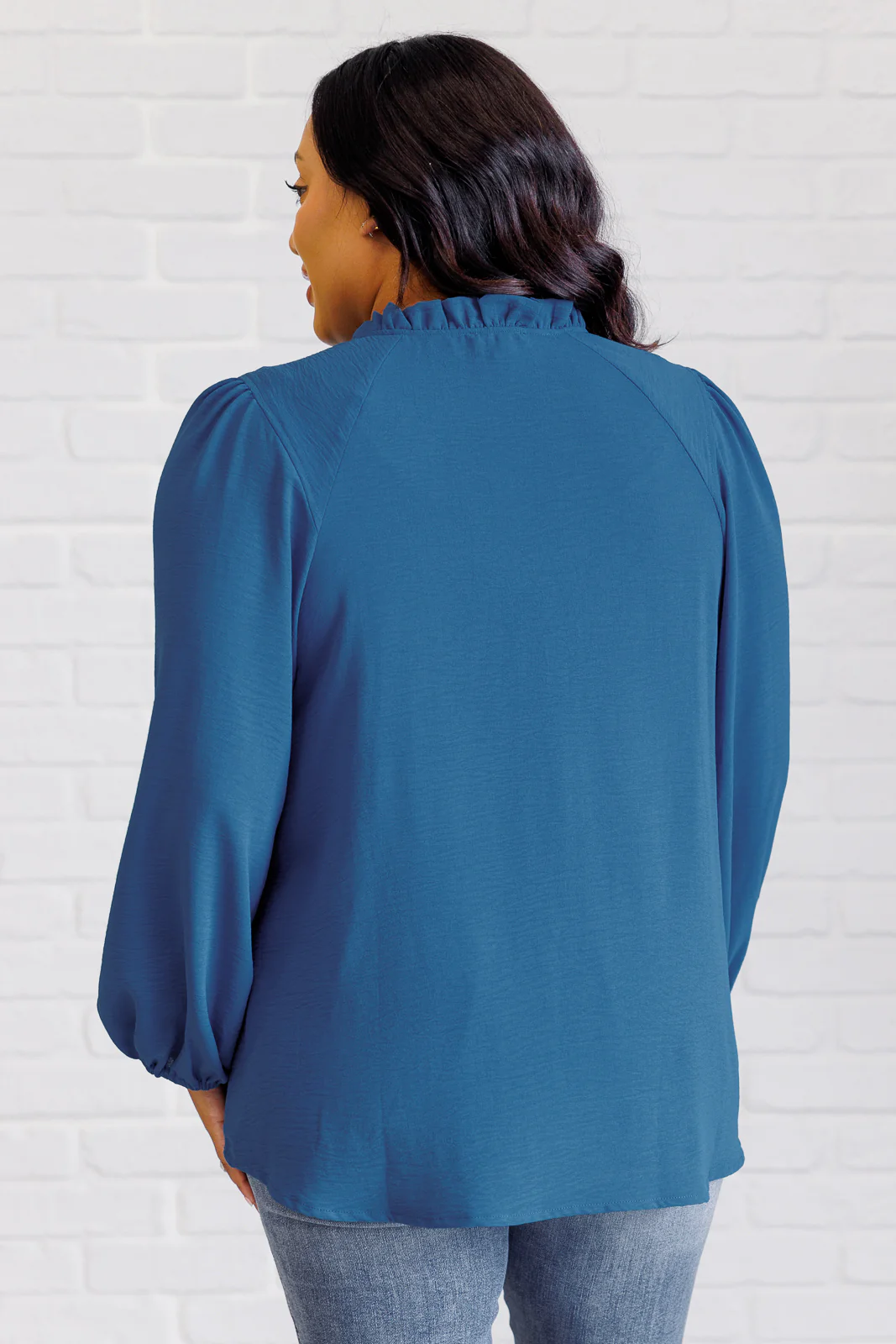 We Believe Keyhole Tie Detail Blouse - 8/25/2025 - Image 9