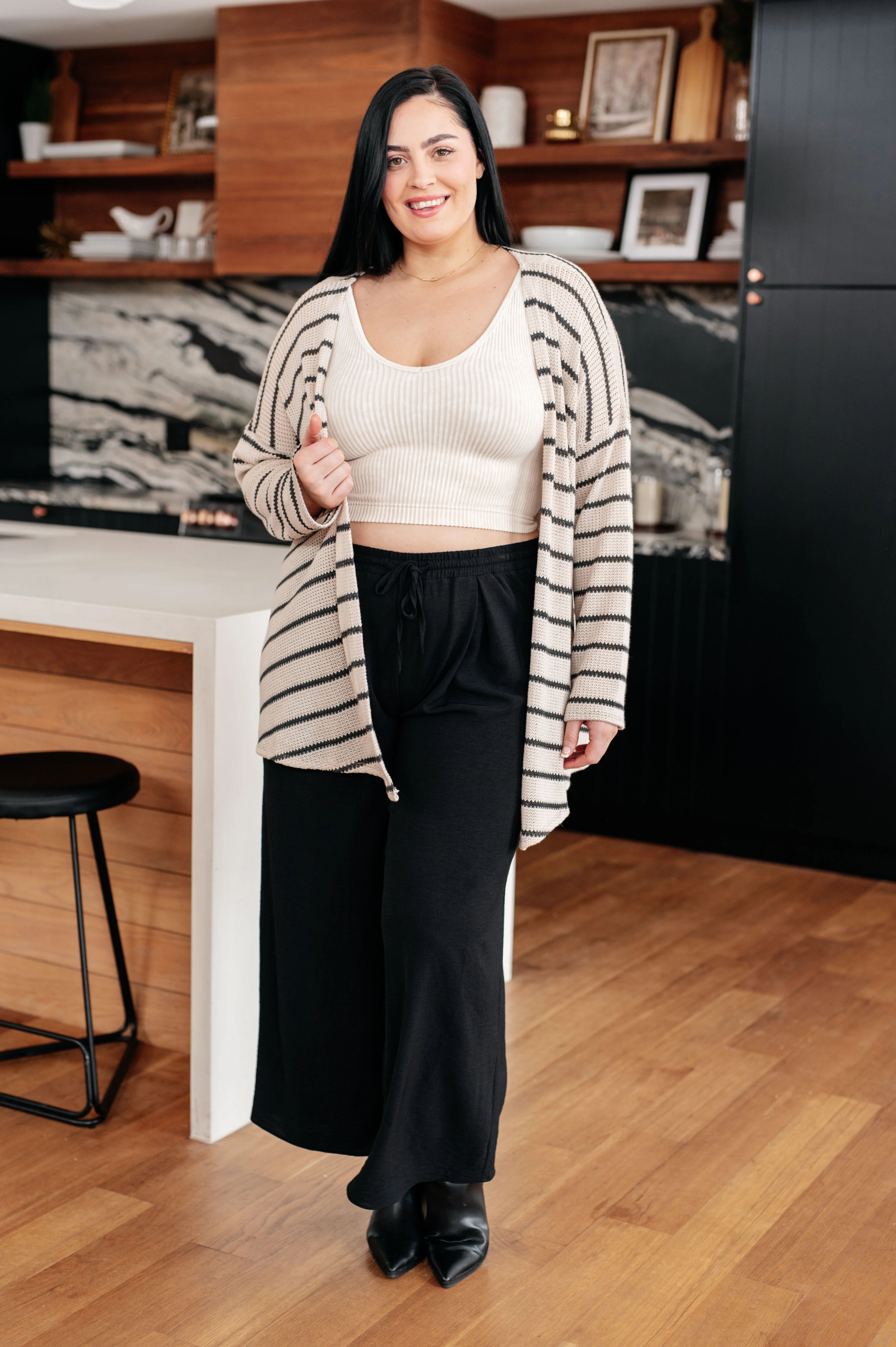Weekend Adventure Striped Longline Cardigan - 2/1/2024 - Image 4
