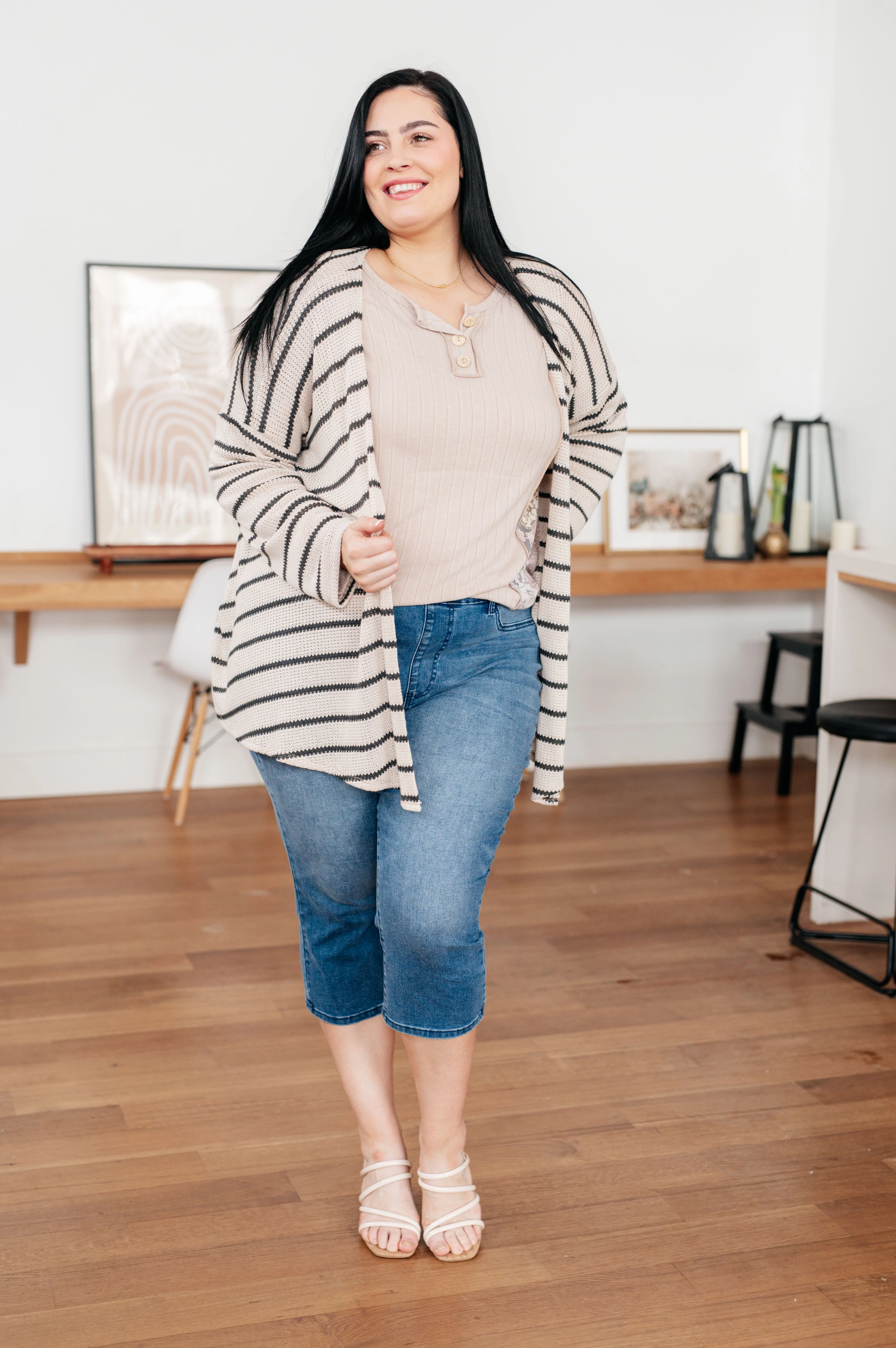 Weekend Adventure Striped Longline Cardigan - 2/1/2024 - Image 7