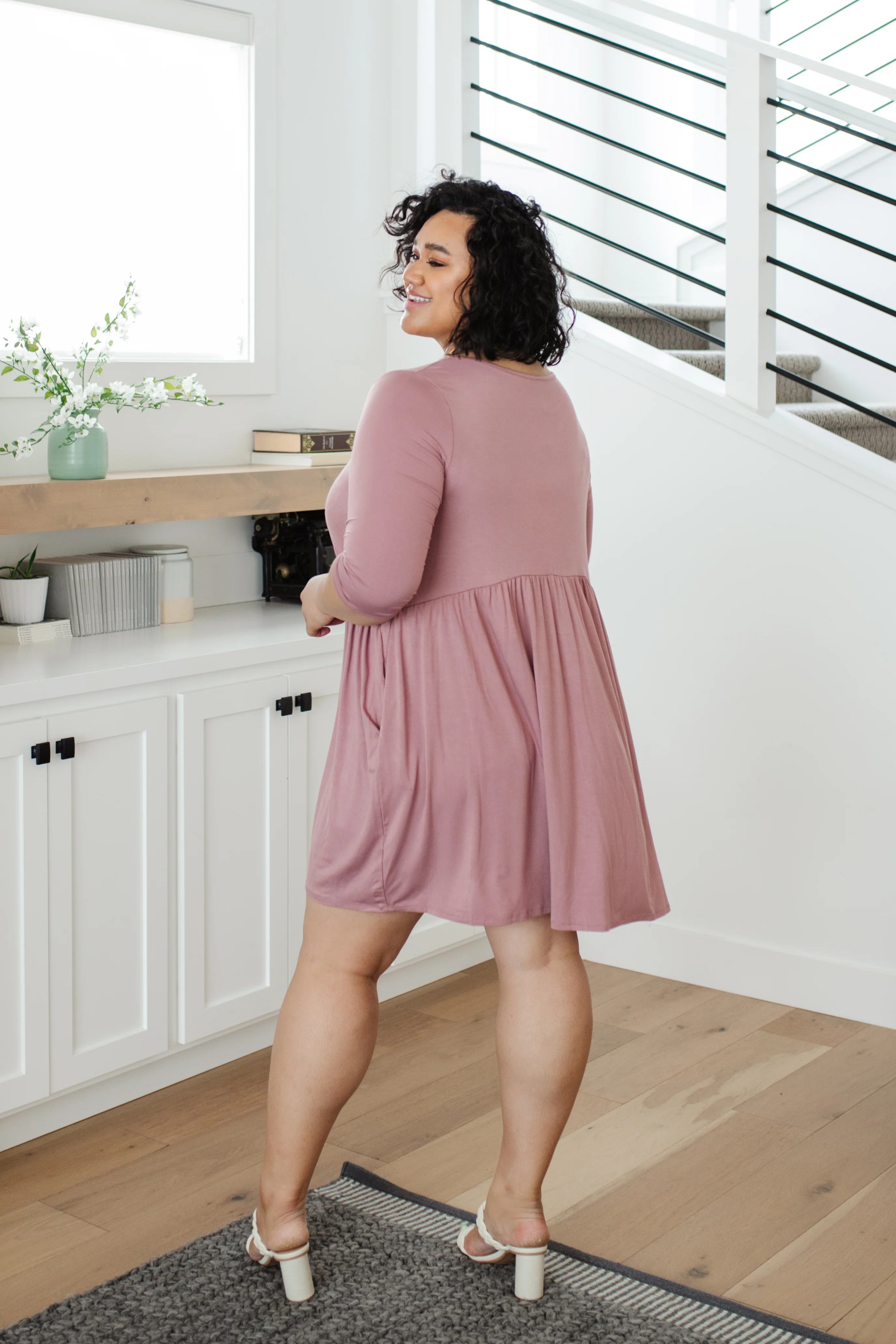 Weekender Dress In Mauve - 3/8/2022 - Image 10