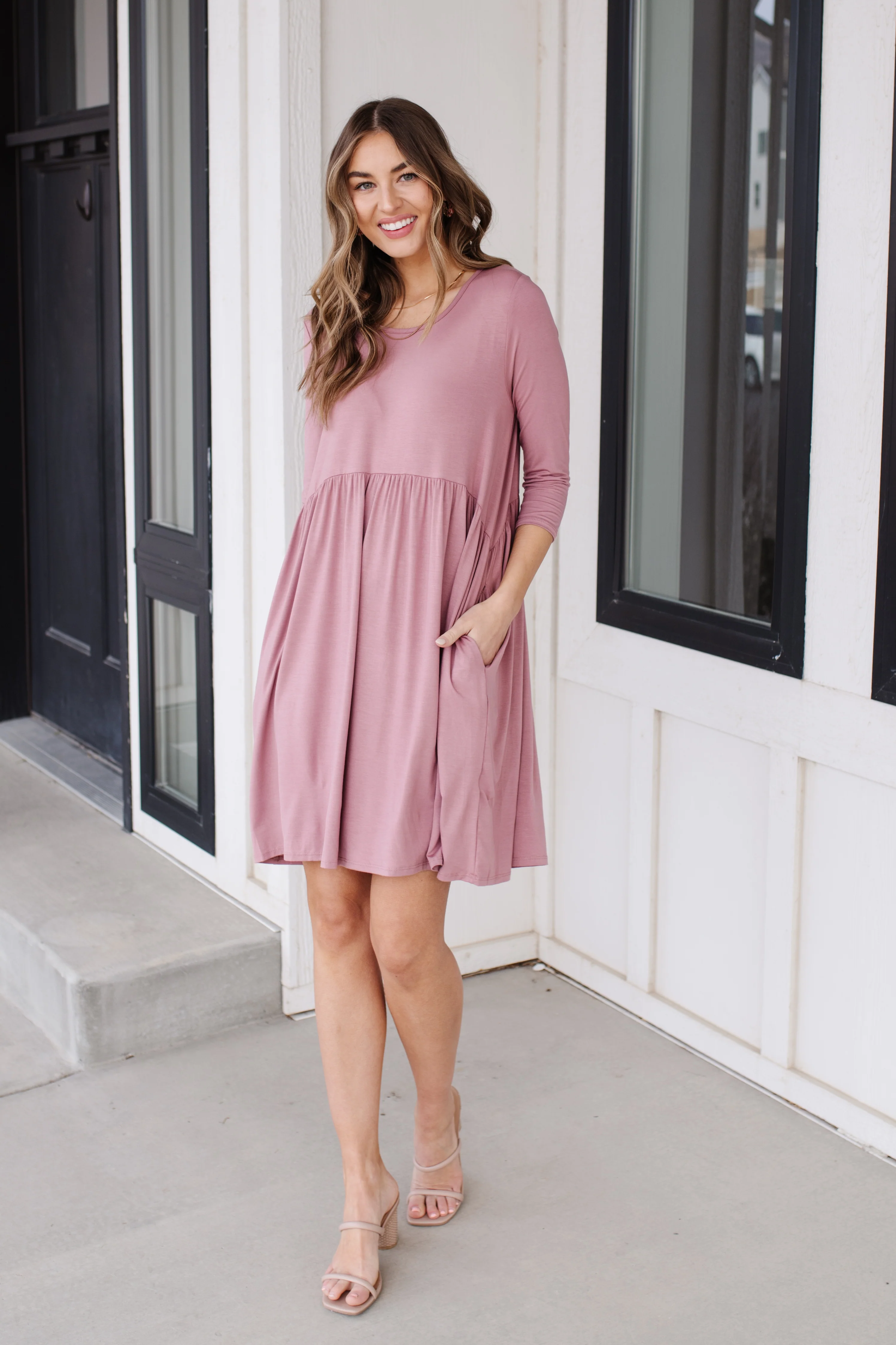 Weekender Dress In Mauve - 3/8/2022 - Image 5